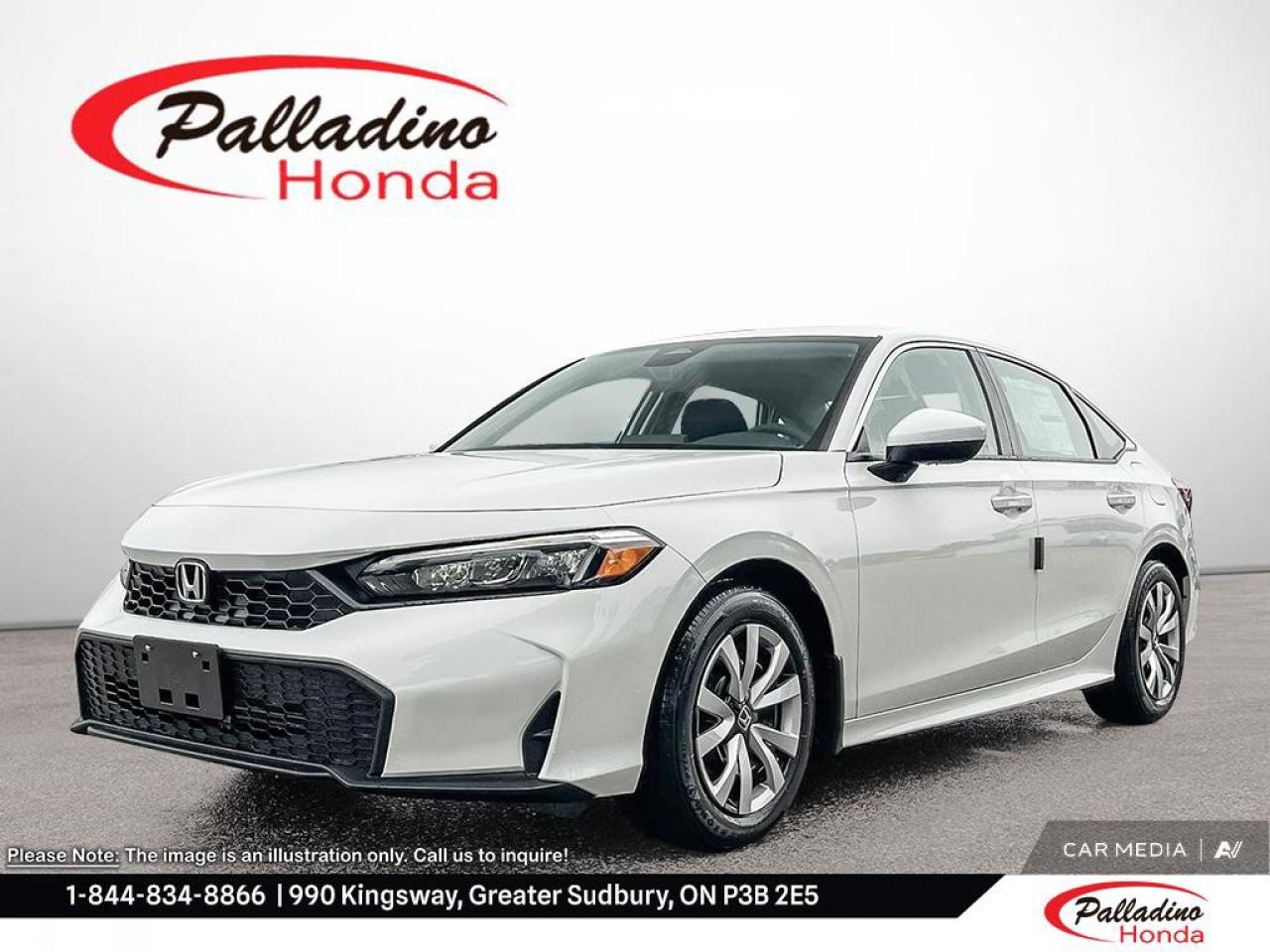 New 2026 Honda Civic SEDAN LX for sale in Greater Sudbury, ON