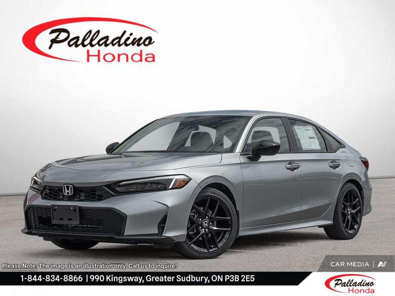 New 2026 Honda Civic Sedan Sport for sale in Greater Sudbury, ON