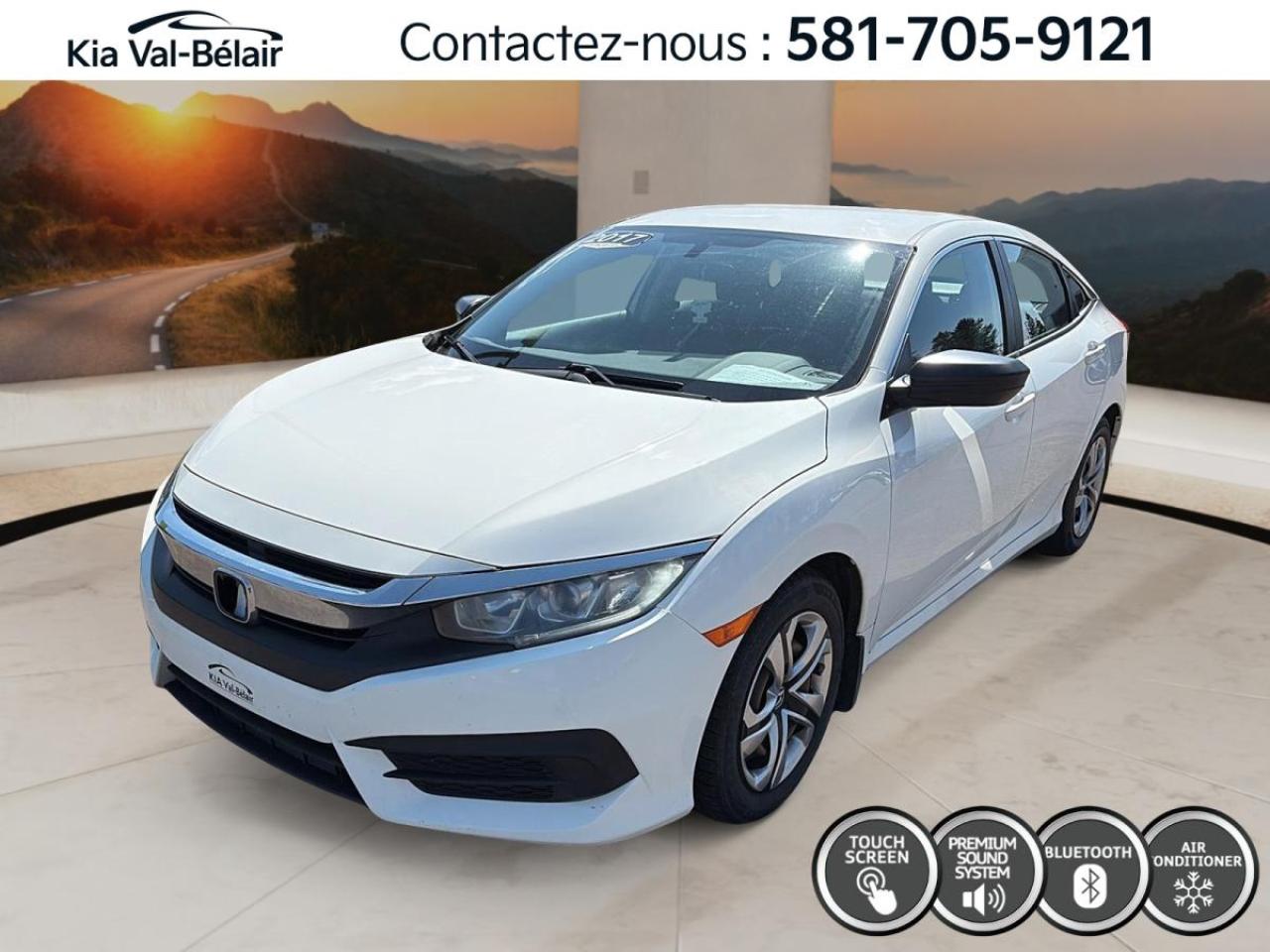 Used 2017 Honda Civic DX * MANUELLE * CAMERA * CRUISE * BLUETOOTH * A/C for sale in Québec, QC