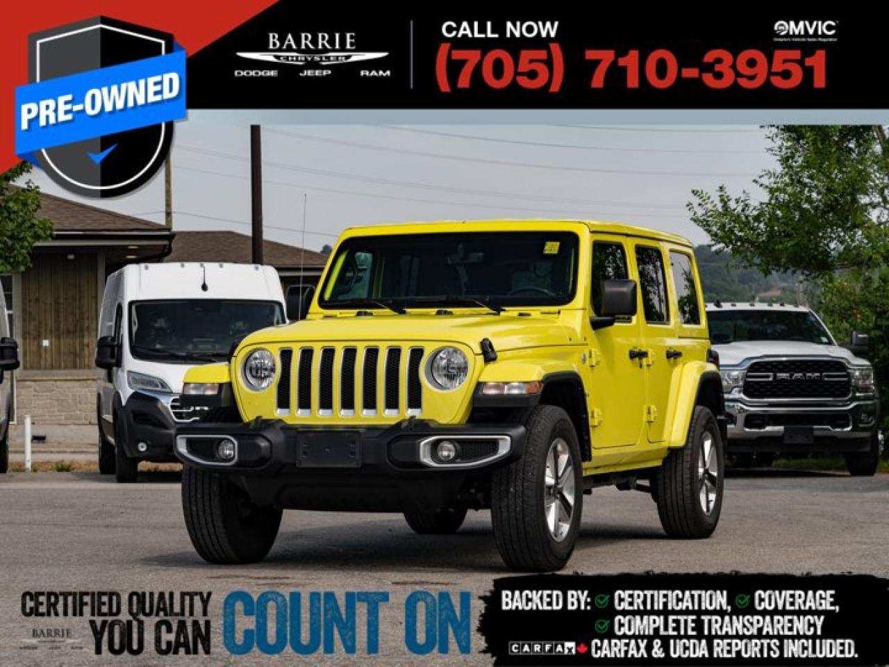Used 2023 Jeep Wrangler Sahara for sale in Barrie, ON