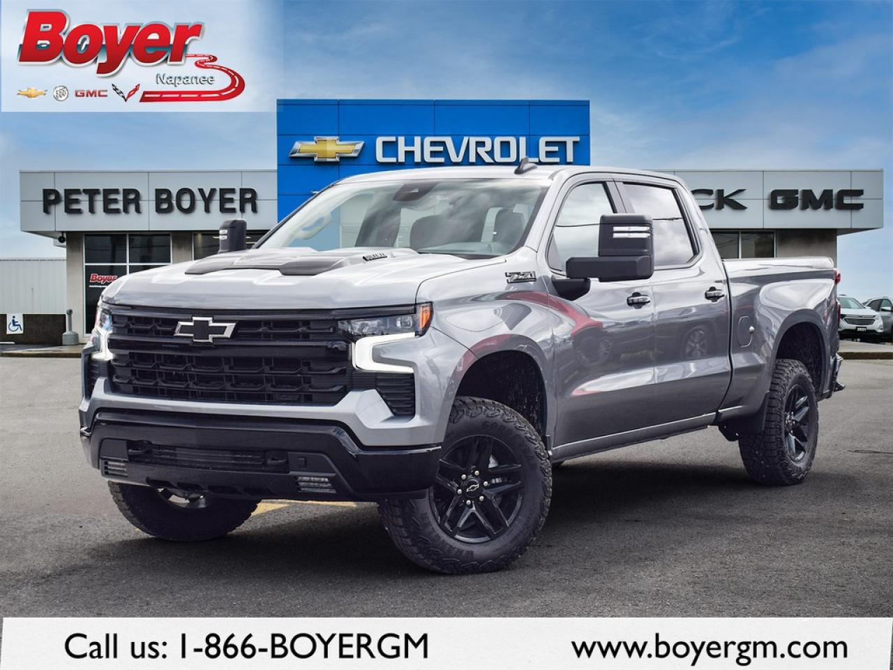 New 2025 Chevrolet Silverado 1500 Crew Cab Standard Box 4-Wheel Drive LT Trail Boss for sale in Napanee, ON