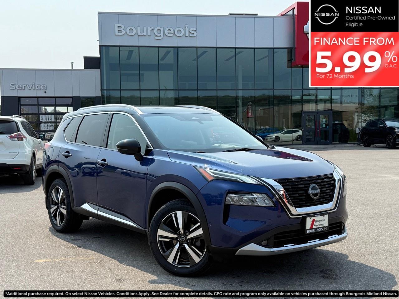 Used 2022 Nissan Rogue AWD Platinum for sale in Midland, ON