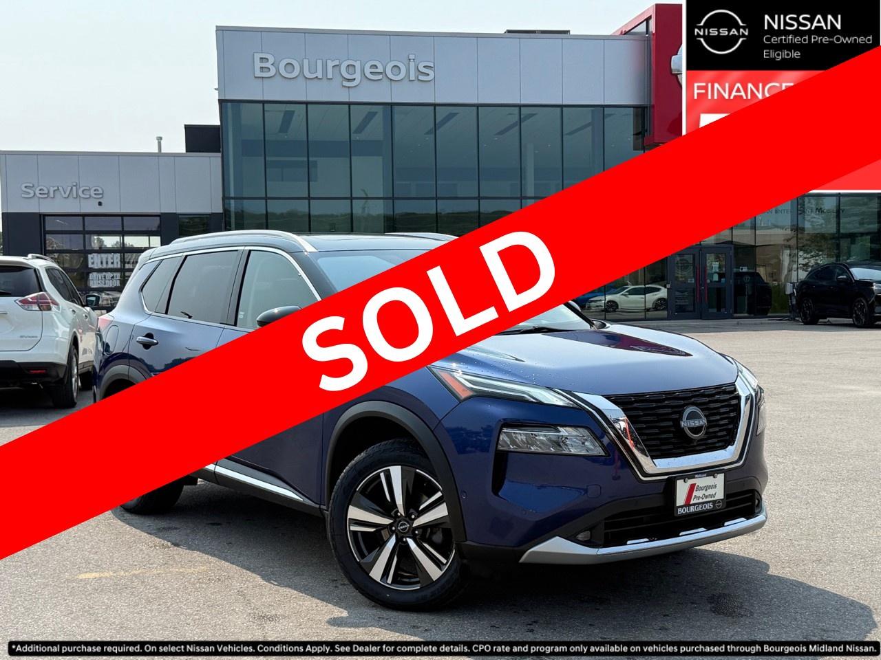 Used 2022 Nissan Rogue AWD Platinum for sale in Midland, ON
