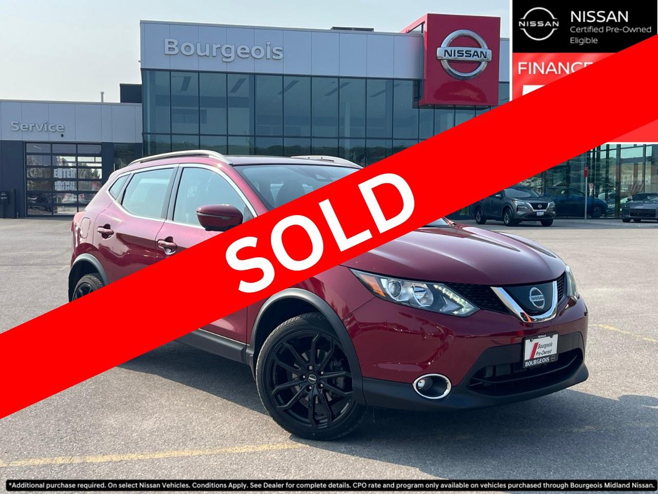 Used 2019 Nissan Qashqai AWD SL CVT for sale in Midland, ON