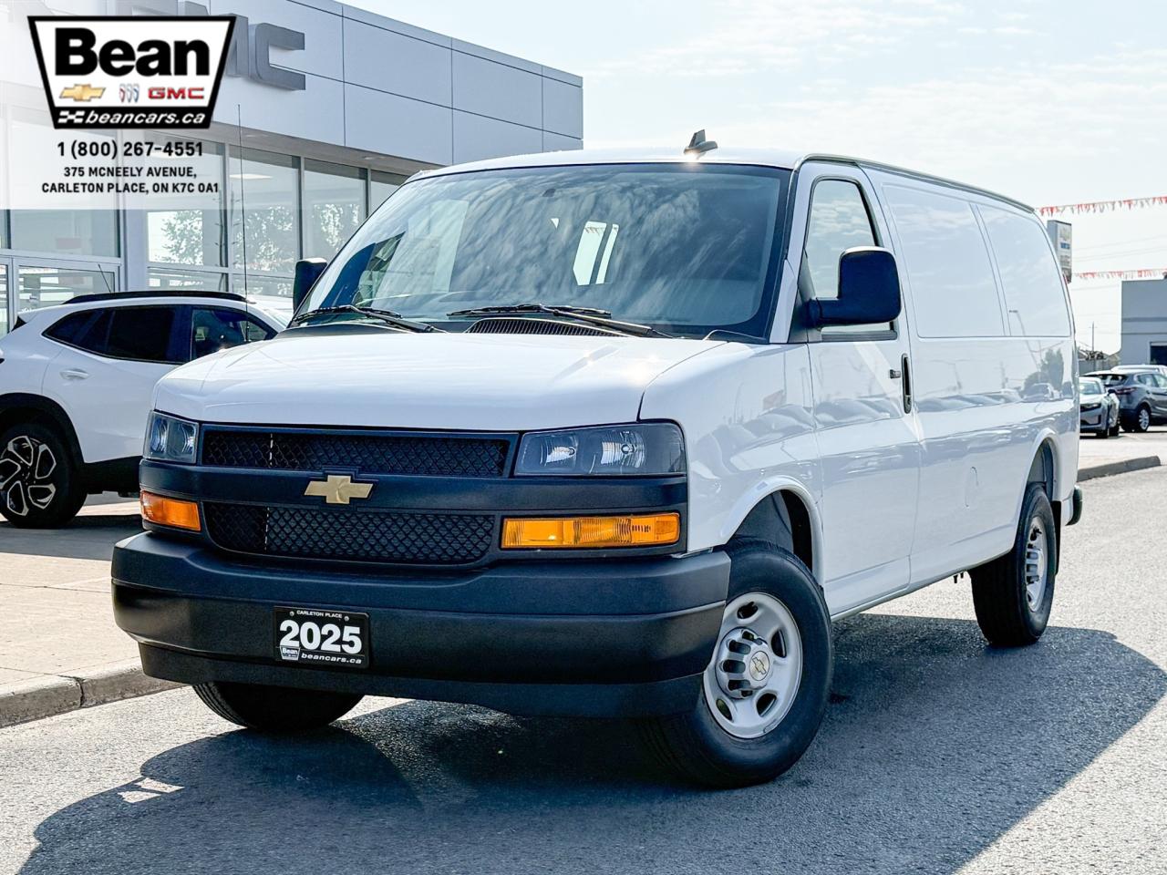 New 2025 Chevrolet Express 2500 Work Van 4.3L V6 WITH REMOTE ENTRY, CRUISE CONTROL, REAR VISION CAMERA, BLUETOOTH for sale in Carleton Place, ON