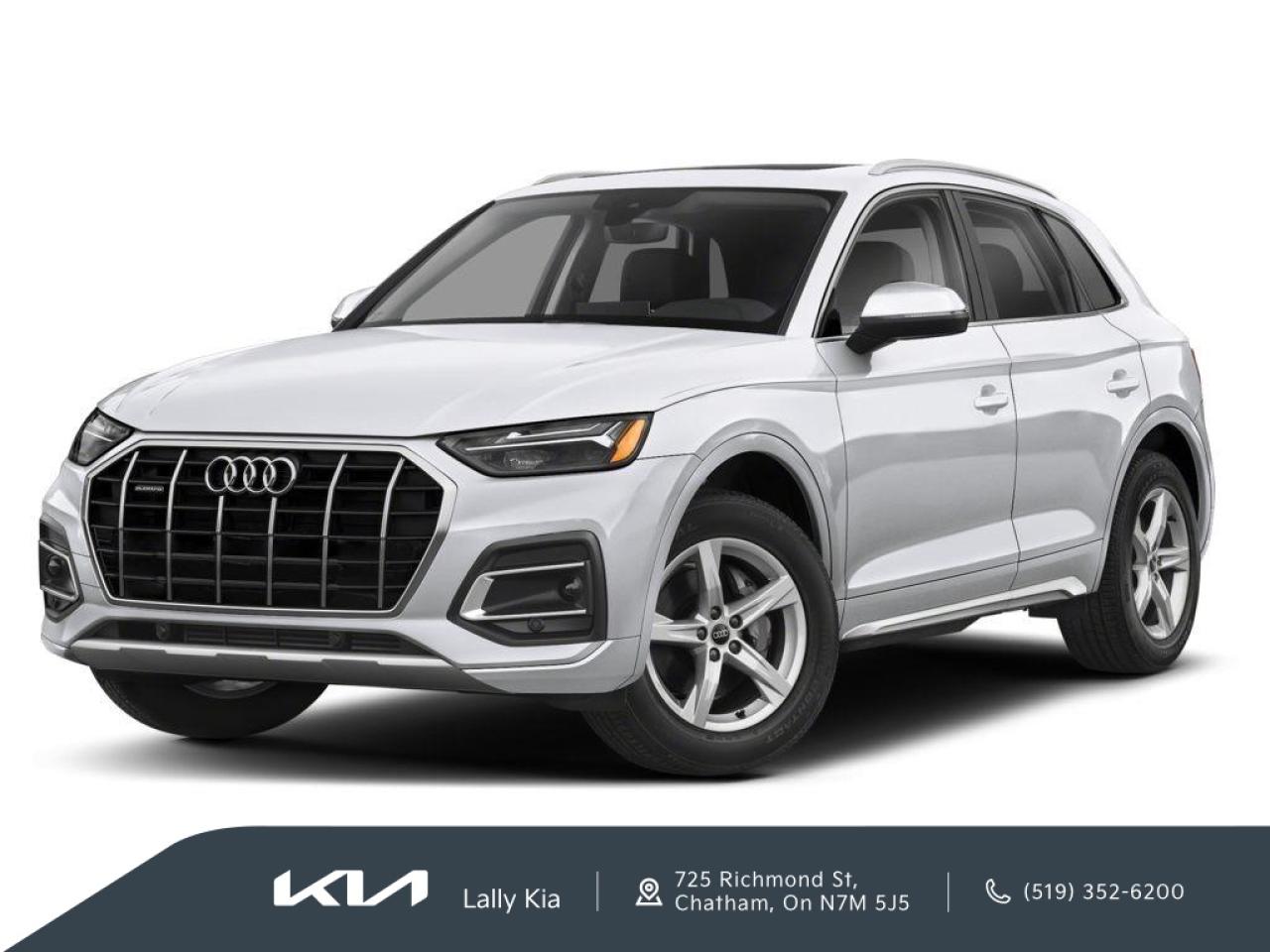 Used 2023 Audi Q5 45 Technik Power Moonroof | 360 Camera | Heated and Cooled Seats | Heated Steering Wheel | Power Liftgate for sale in Chatham, ON