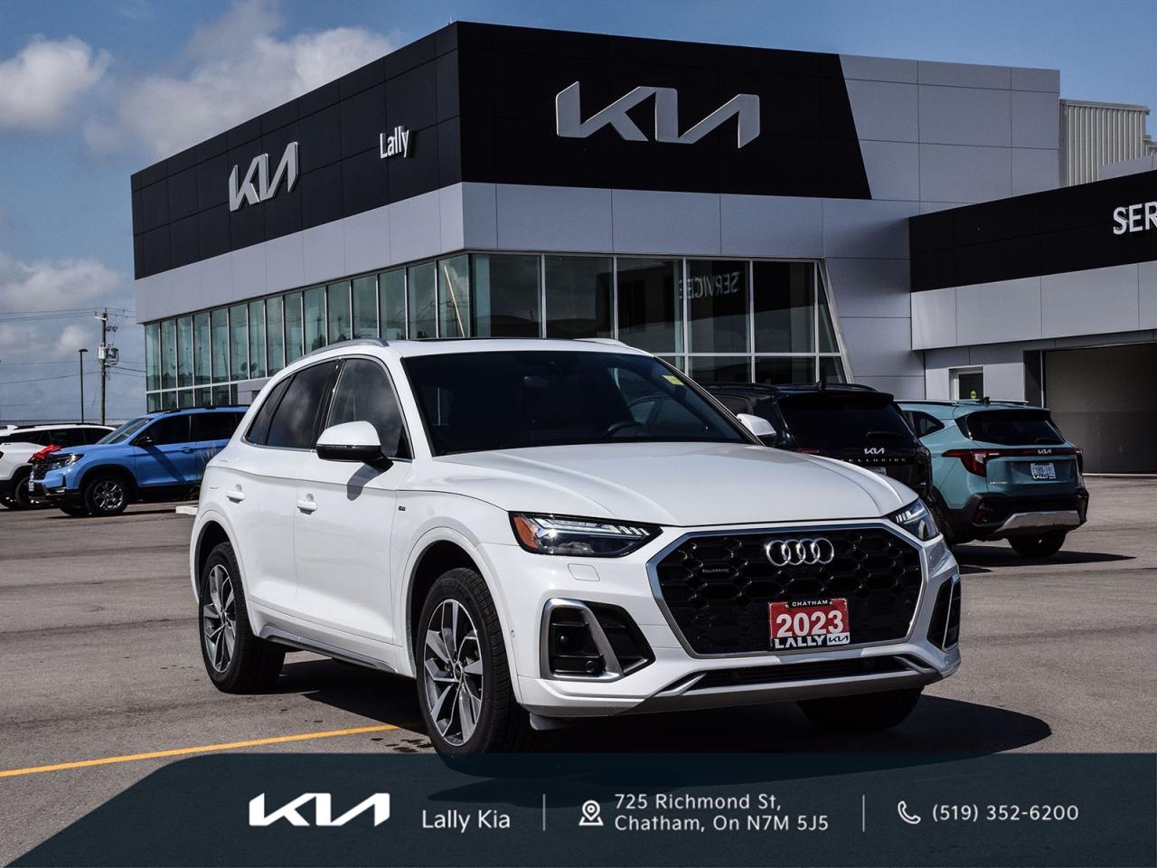 Used 2023 Audi Q5 45 Technik Power Moonroof | 360 Camera | Heated and Cooled Seats | Heated Steering Wheel | Power Liftgate for sale in Chatham, ON