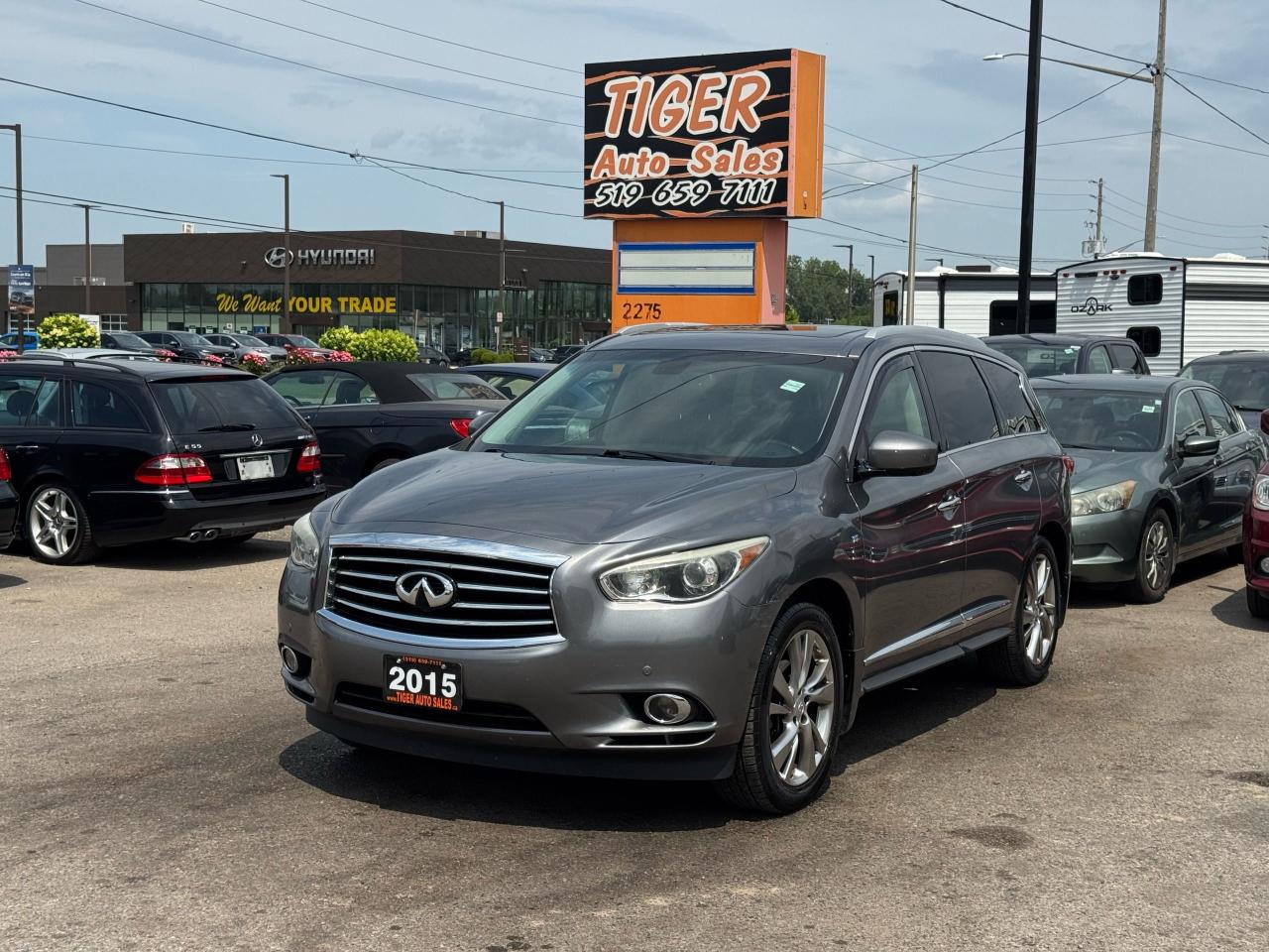 Used 2015 Infiniti QX60 AWD, 360 CAM, DUAL DVD, 192KMS, LOADED, CERTIFIED for sale in London, ON