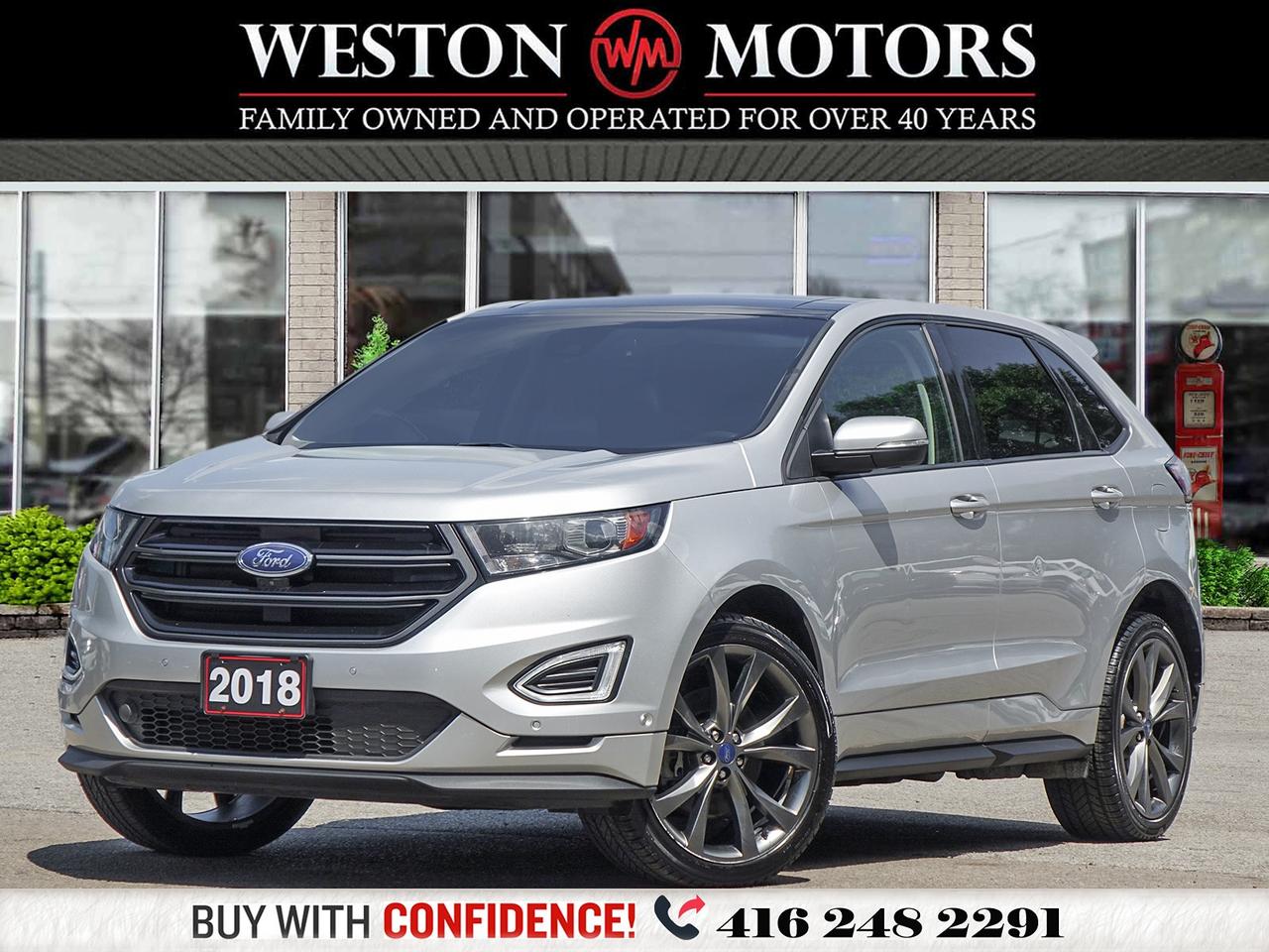 2018 Ford Edge AWD*LEATHER*PANROOF*NAVI*REVCAM*SPORT*BLUETOOTH Photo5