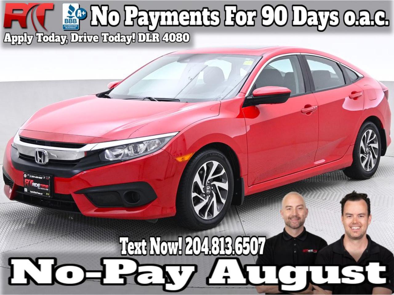 Used 2018 Honda Civic Sedan EX for sale in Winnipeg, MB