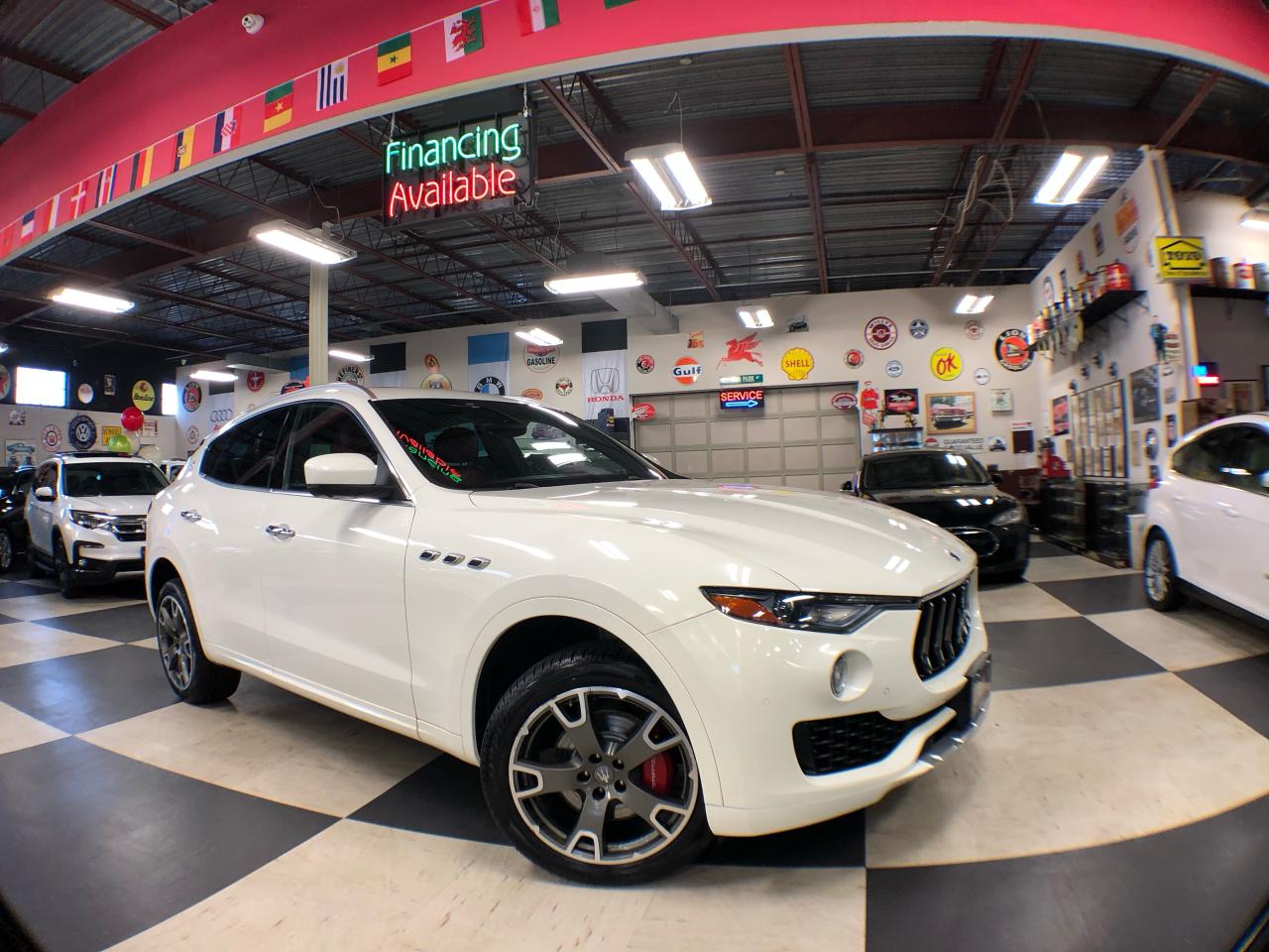 Used 2017 Maserati Levante LUXURY AWD RED/LEATHER PAN/ROOF NAV B/SPOT CAMERA for sale in North York, ON