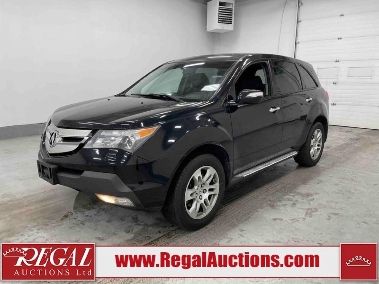 Used 2009 Acura MDX SH for sale in Calgary, AB