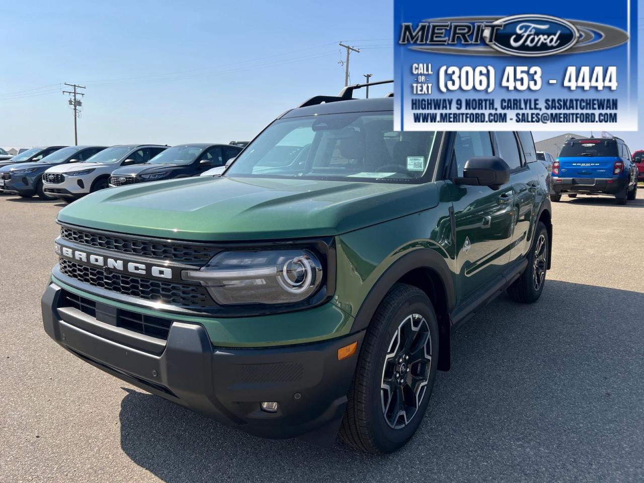 New 2025 Ford Bronco Sport Outer Banks for sale in Carlyle, SK