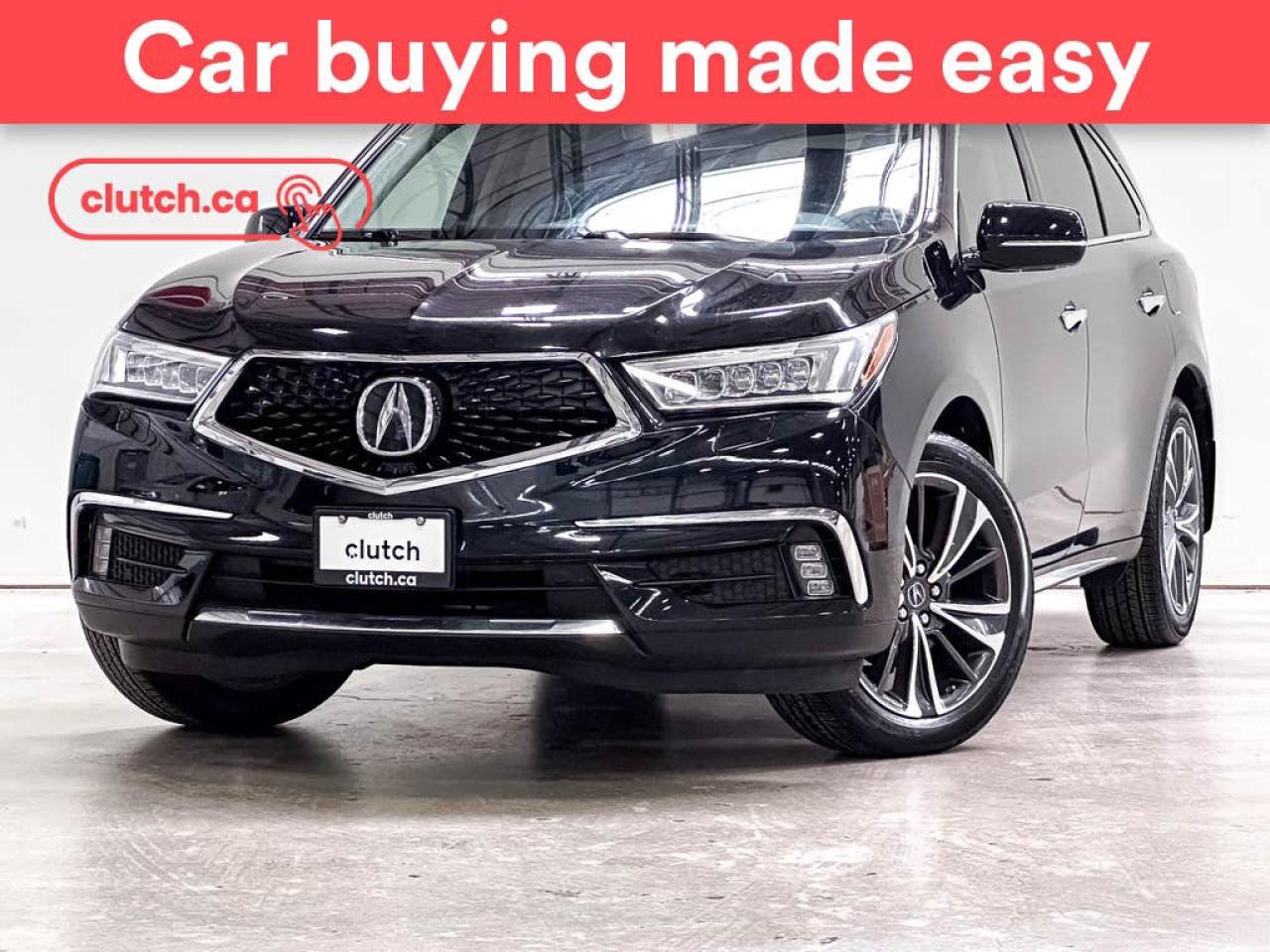 Used 2020 Acura MDX SH-AWD w/ Tech Plus Pkg. w/ Apple CarPlay, Heated Front Seats, Rearview Cam for sale in Toronto, ON