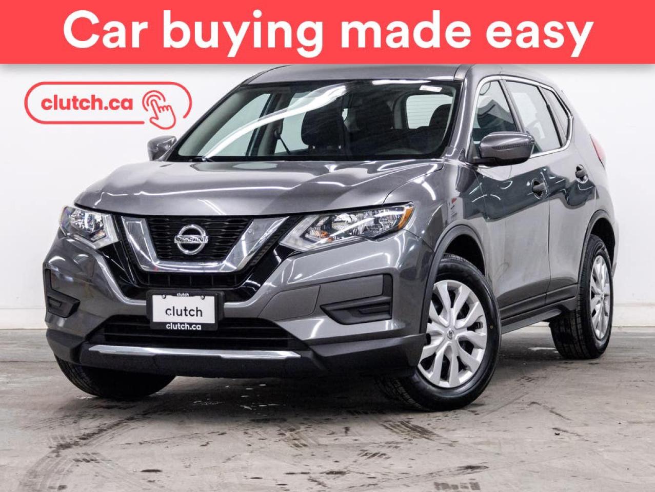 Used 2017 Nissan Rogue S AWD w/ Bluetooth, Front Heated Seats, Rearview Cam for sale in Toronto, ON