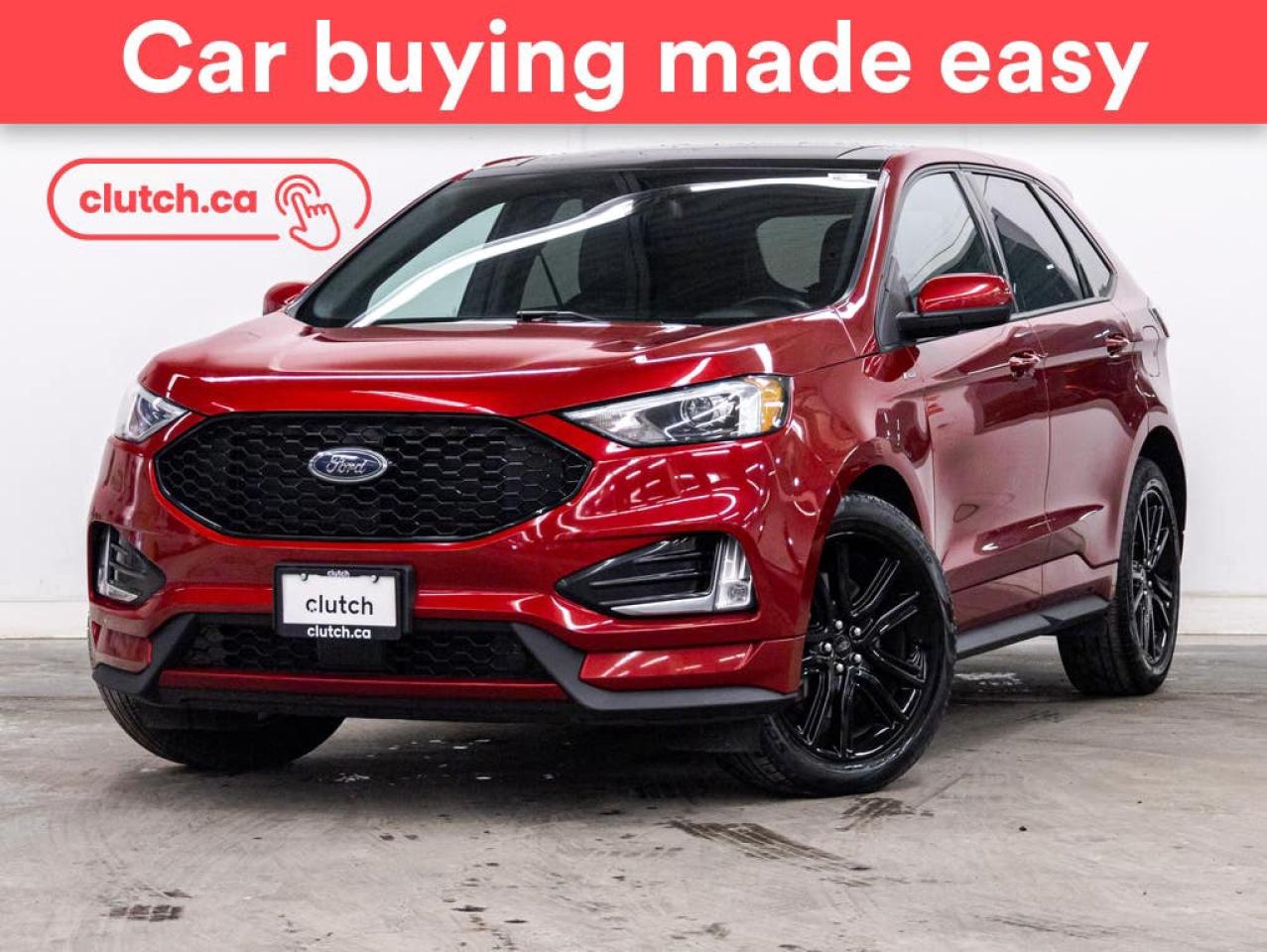 Used 2021 Ford Edge ST-Line AWD w/Apple CarPlay & Android Auto, Heated Front Seats, Backup Cam for sale in Toronto, ON