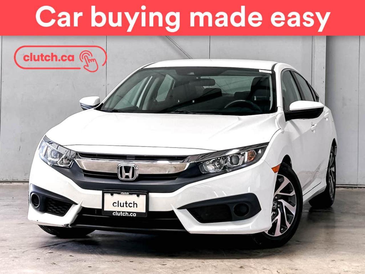 Used 2018 Honda Civic SE w/ Apple CarPlay, Heated Front Seats, Rearview Cam for sale in Toronto, ON