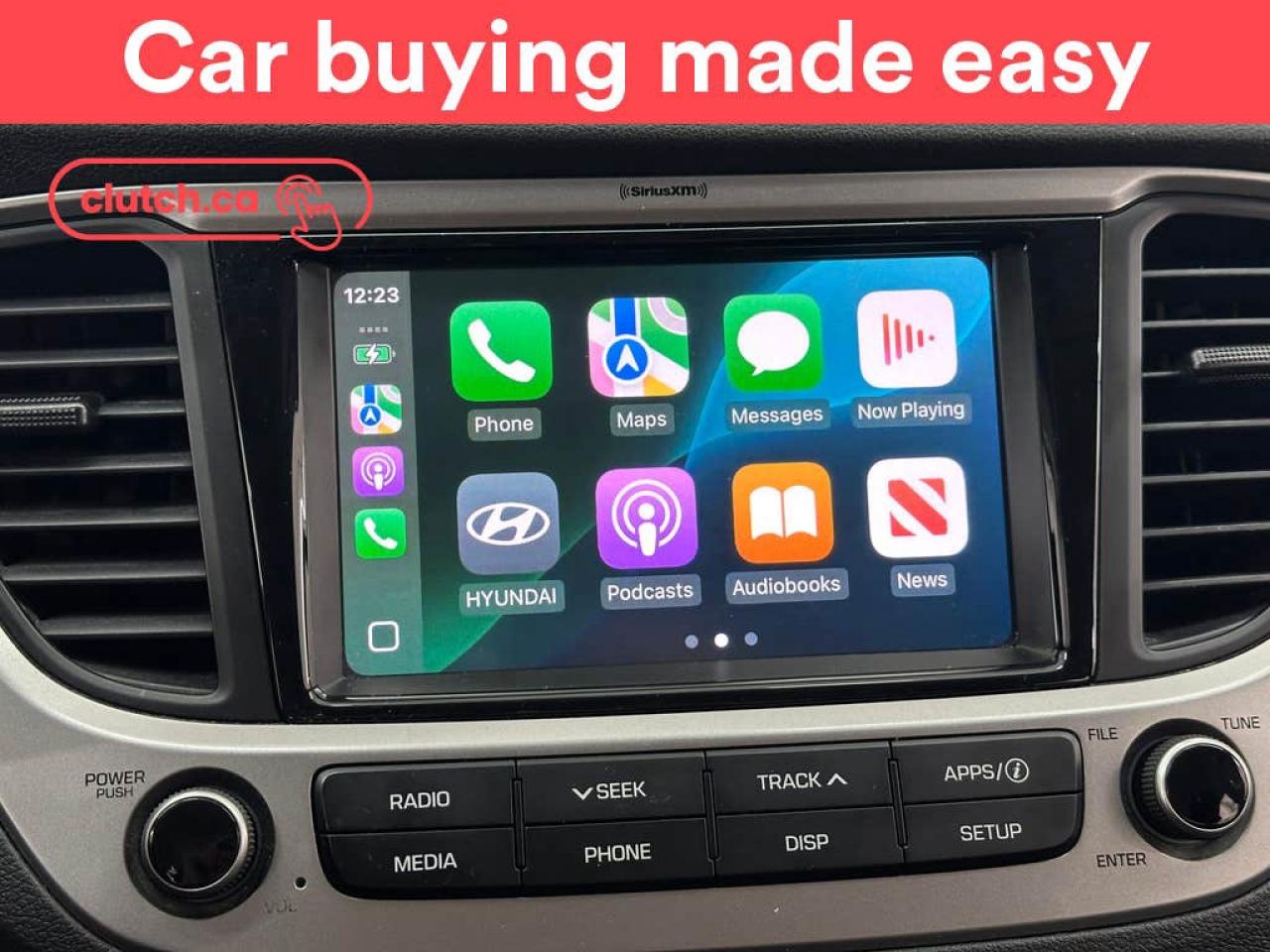 Used 2019 Hyundai Accent Preferred w/ Apple CarPlay, Heated Front Seats, Rearview Cam for sale in Toronto, ON