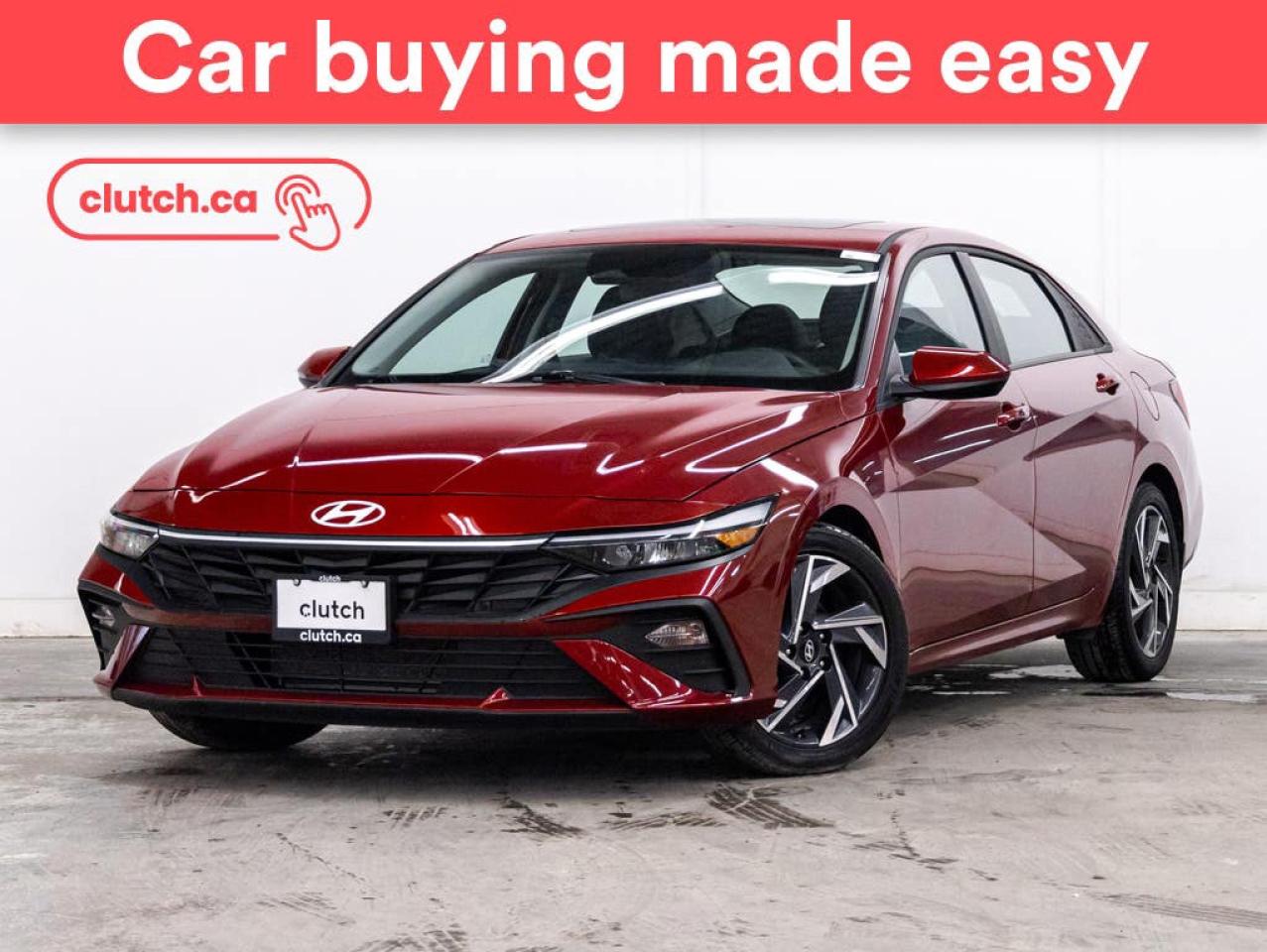 Used 2024 Hyundai Elantra Preferred w/ Tech Pkg w/ Apple CarPlay & Android Auto, Nav, Power Moonroof for sale in Toronto, ON