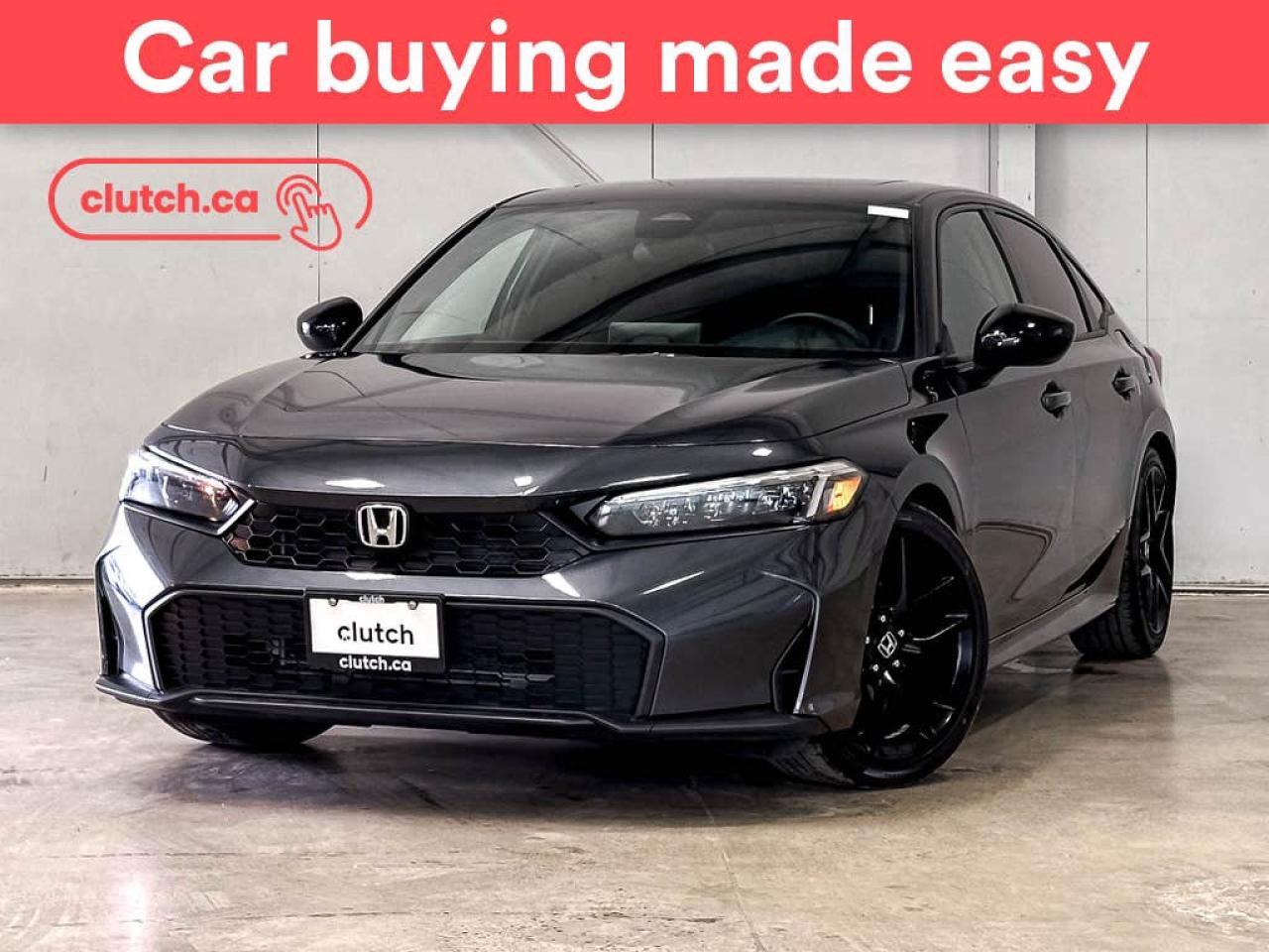 Used 2025 Honda Civic Sport w/ Apple CarPlay, Heated Front Seats, Rearview Cam for sale in Toronto, ON