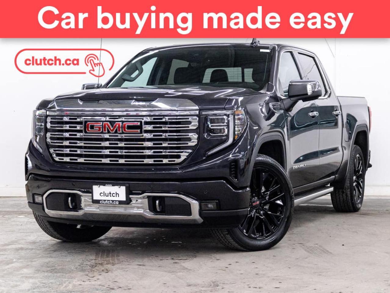 Used 2023 GMC Sierra 1500 Denali w/ Apple CarPlay & Android Auto, Power Moonroof, 360 Cam for sale in Toronto, ON