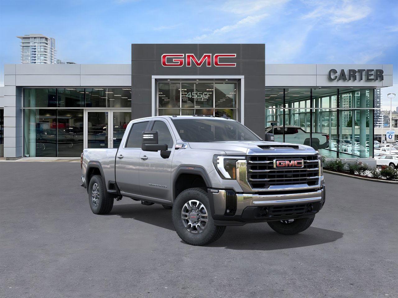 New 2025 GMC Sierra 3500 HD SLE 4WD | 6.6L TURBO DIESEL DURAMAX ENGINE for sale in Burnaby, BC