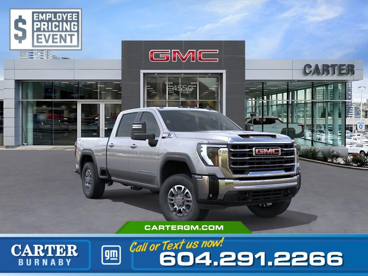 New 2025 GMC Sierra 3500 HD SLE 4WD | SAVE $9,039/6.6L TURBO DIESEL DURAMAX for sale in Burnaby, BC
