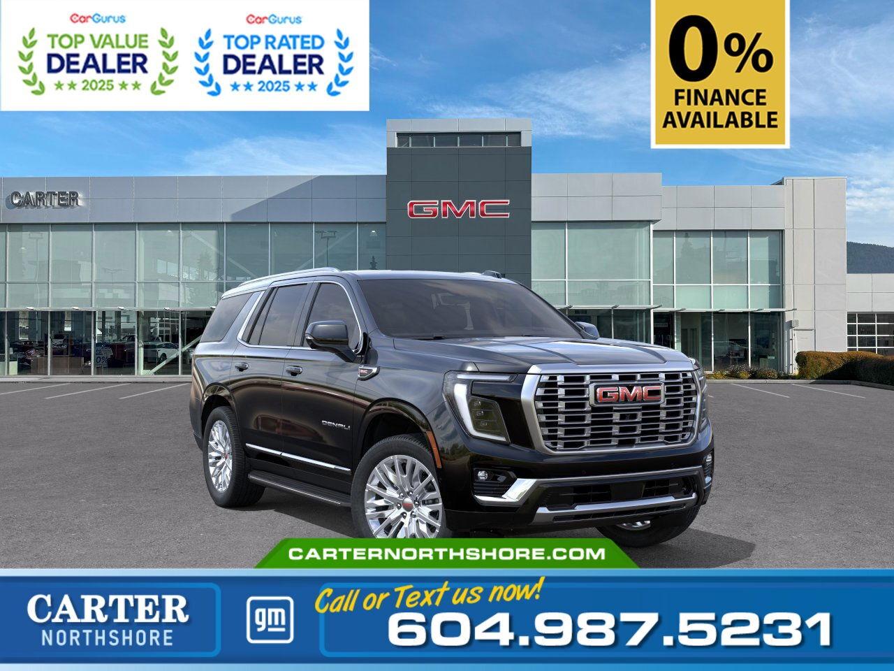 New 2025 GMC Yukon DENALI 4WD | Pano Sunroof/Heated Vented Seats for sale in North Vancouver, BC