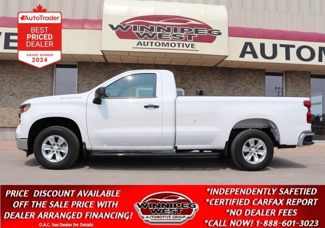 Used 2024 Chevrolet Silverado 1500 5.3L V8 10SP, 8FT BOX, WELL EQUIPPED/AS NEW/LOW KM for sale in Headingley, MB