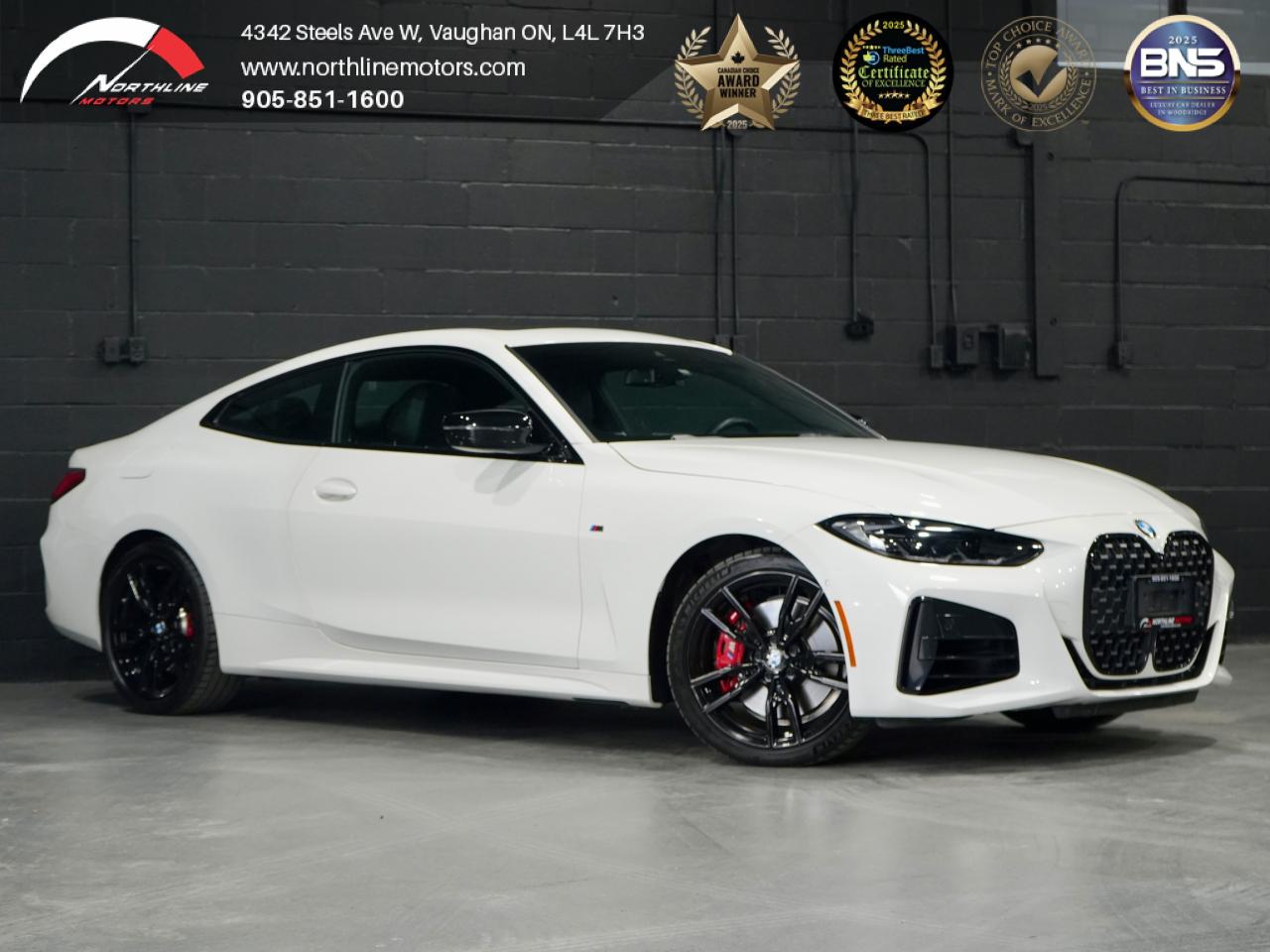 Used 2024 BMW 4 Series M440i Coupe/HUD/HARMON K/DRIVE ASSIST/1 OWNER for sale in Vaughan, ON