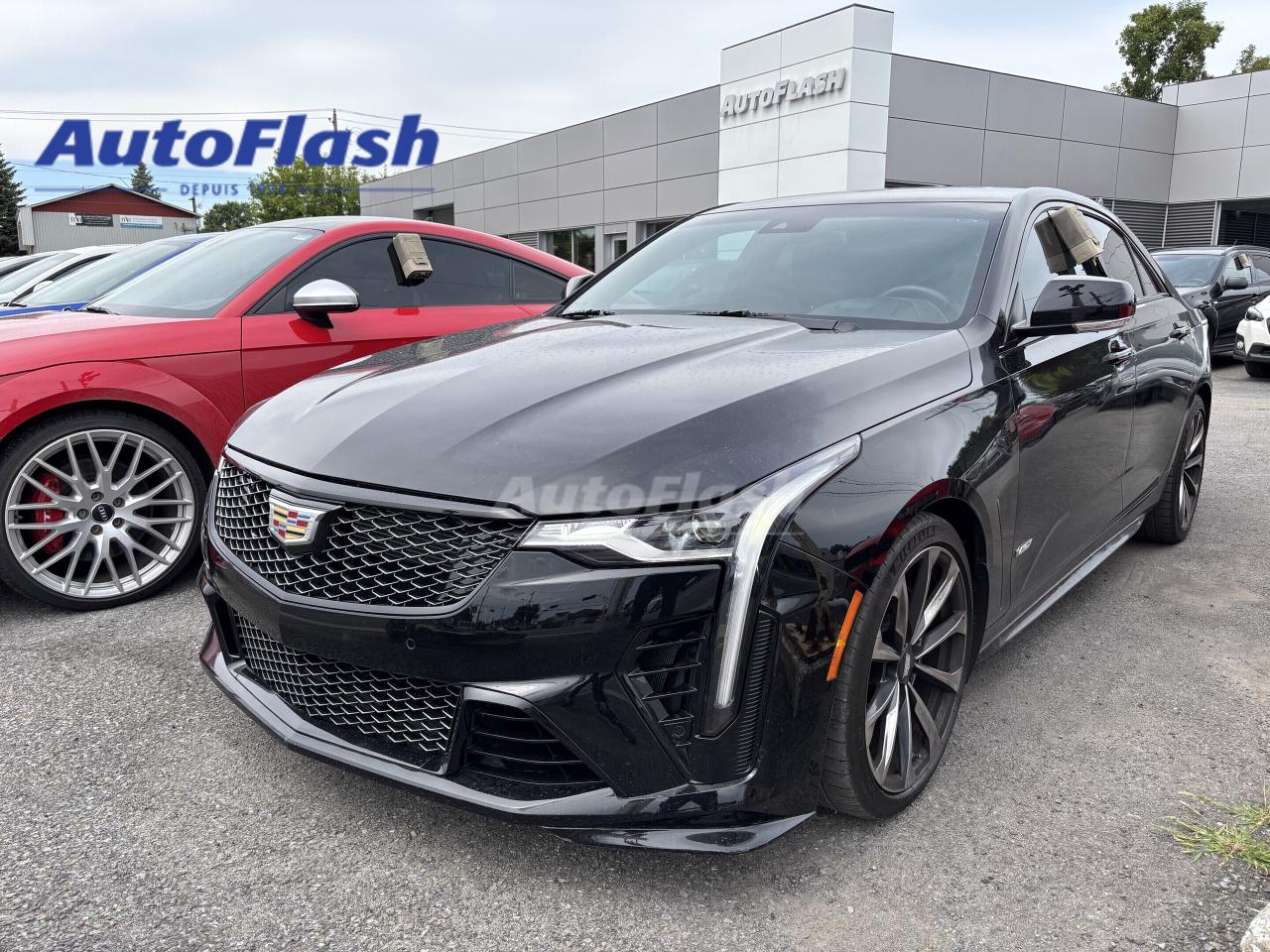 Used 2023 Cadillac CT4-V BLACKWING, 472HP, TOIT-OUVRANT, NAVI, CARPLAY for sale in Saint-Hubert, QC