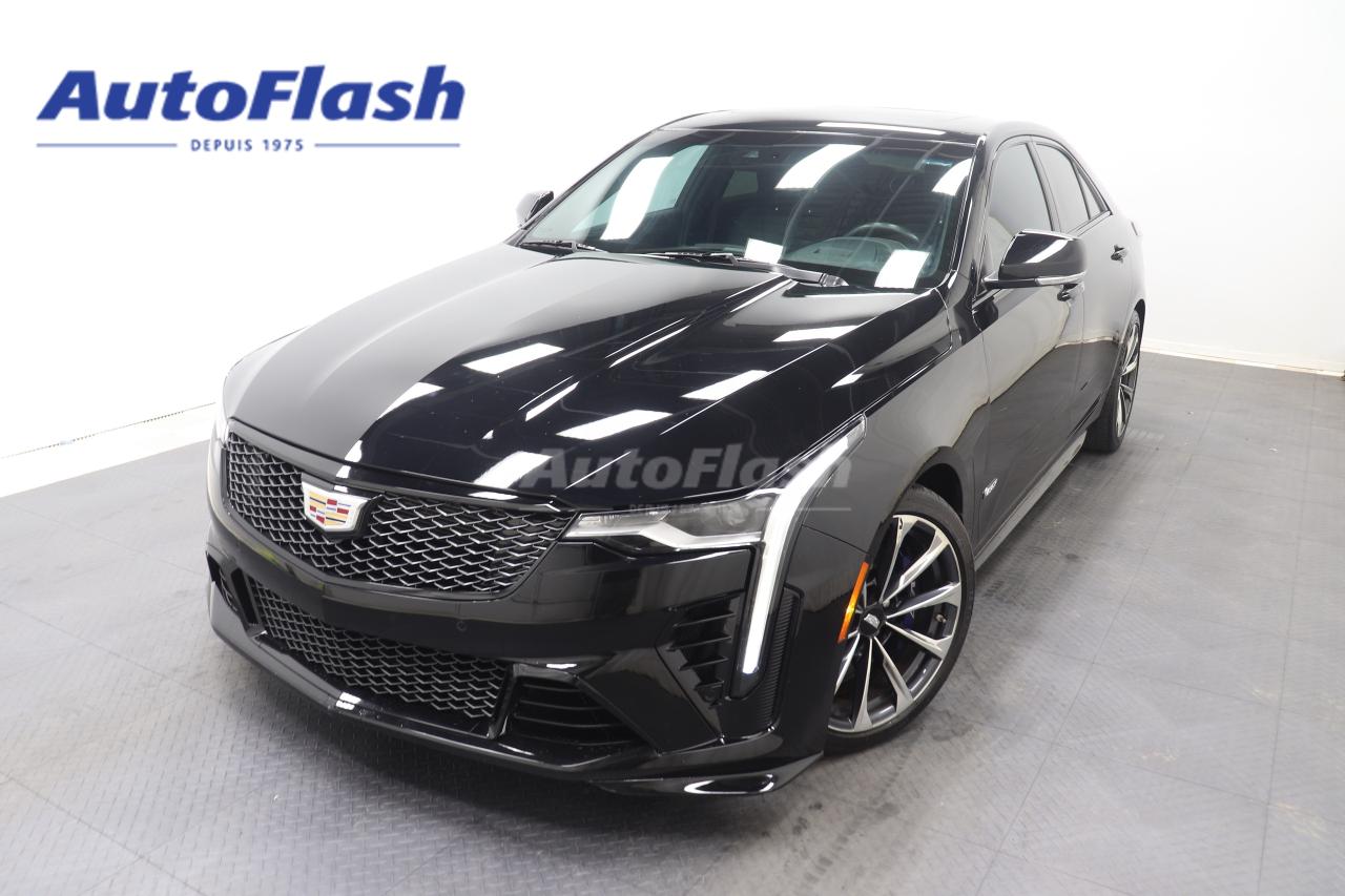 Used 2023 Cadillac CT4-V BLACKWING, 472HP, TOIT-OUVRANT, NAVI, CARPLAY for sale in Saint-Hubert, QC