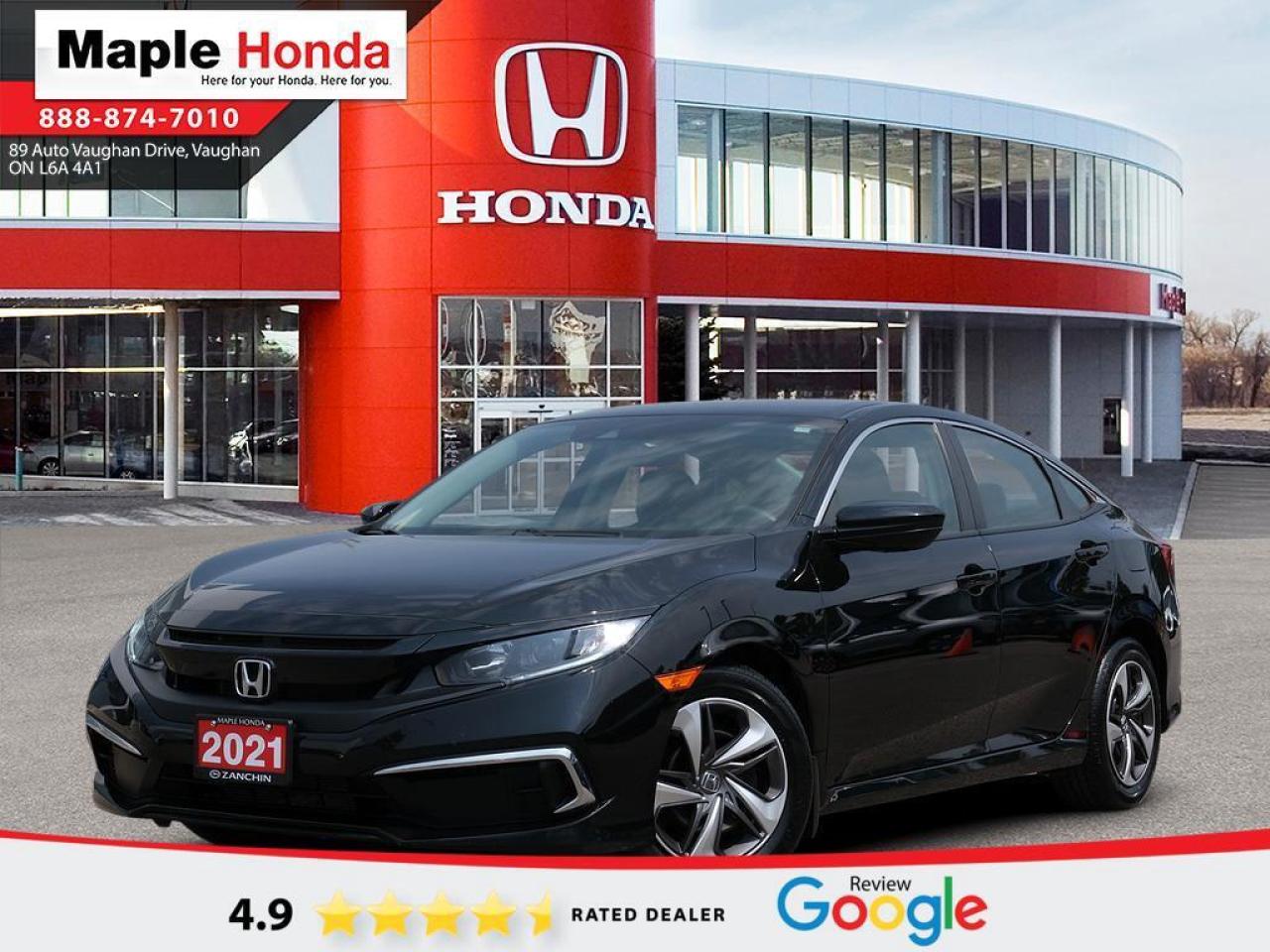 Used 2021 Honda Civic Sedan Heated Seats| Apple Car Play| Android Auto| Honda for sale in Vaughan, ON