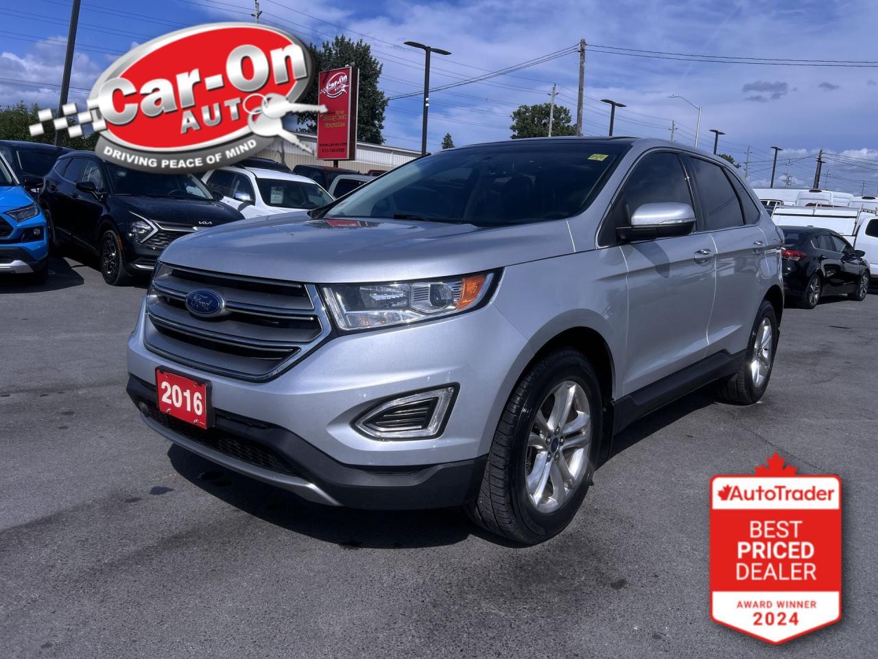 Used 2016 Ford Edge SEL AWD| 3.5L V6| LEATHER| SUNROOF| NAV| ALLOYS for sale in Ottawa, ON