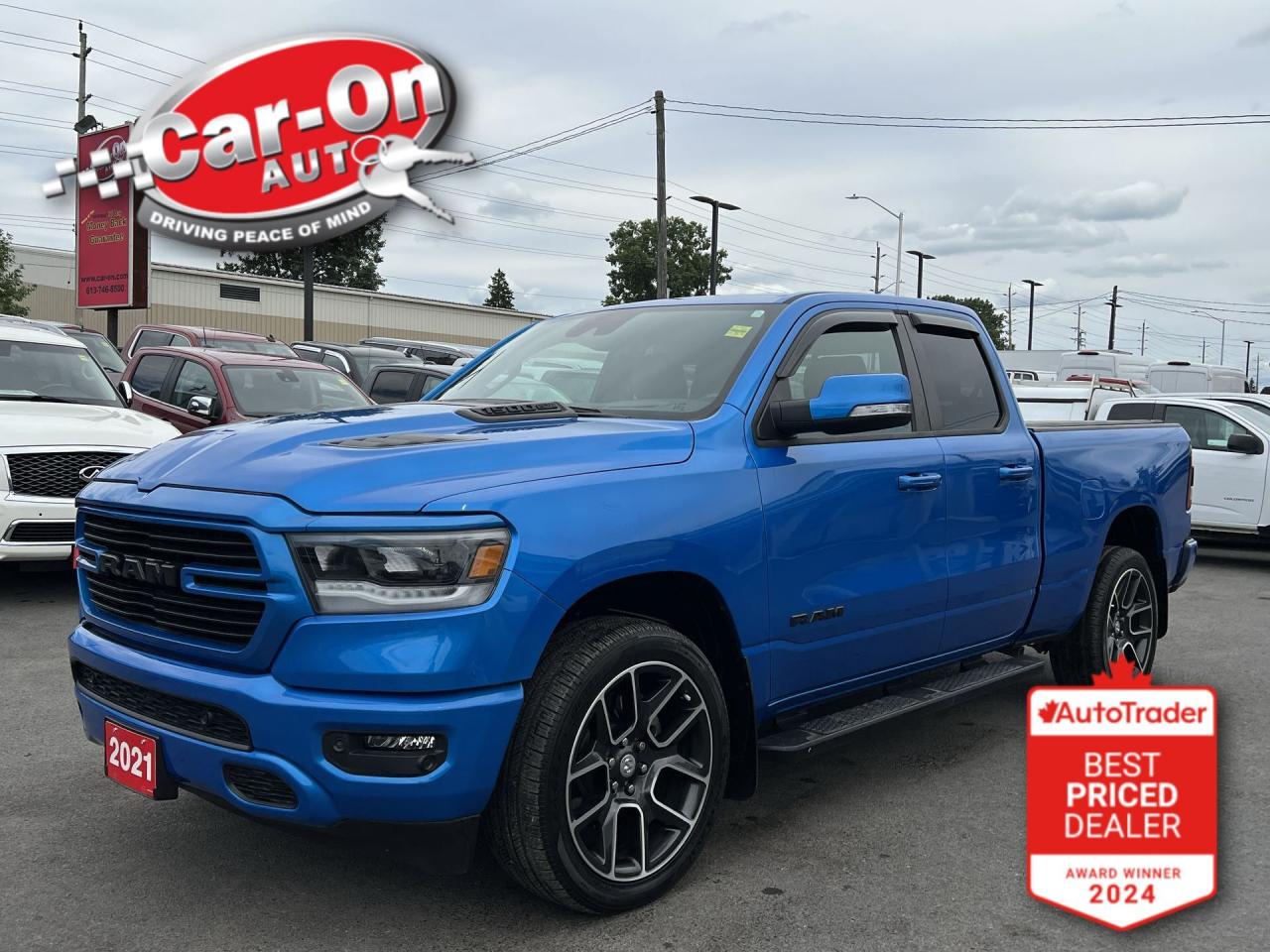 Used 2021 RAM 1500 SPORT 4X4 | ONLY 18,000KMS!| LEATHER | 12IN SCREEN for sale in Ottawa, ON