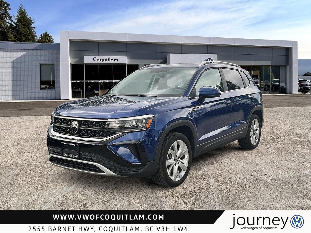 Used 2022 Volkswagen Taos Comfortline 1.5T 7sp at DSG w/ Tip 4M for sale in Coquitlam, BC