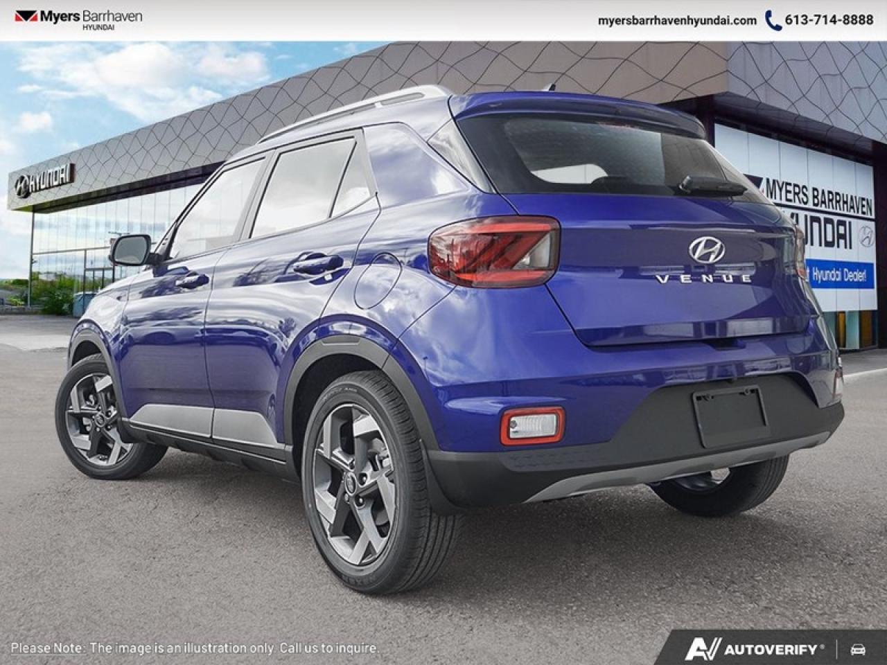 2025 Hyundai Venue Ultimate IVT w/Denim Interior  - $202 B/W Photo3