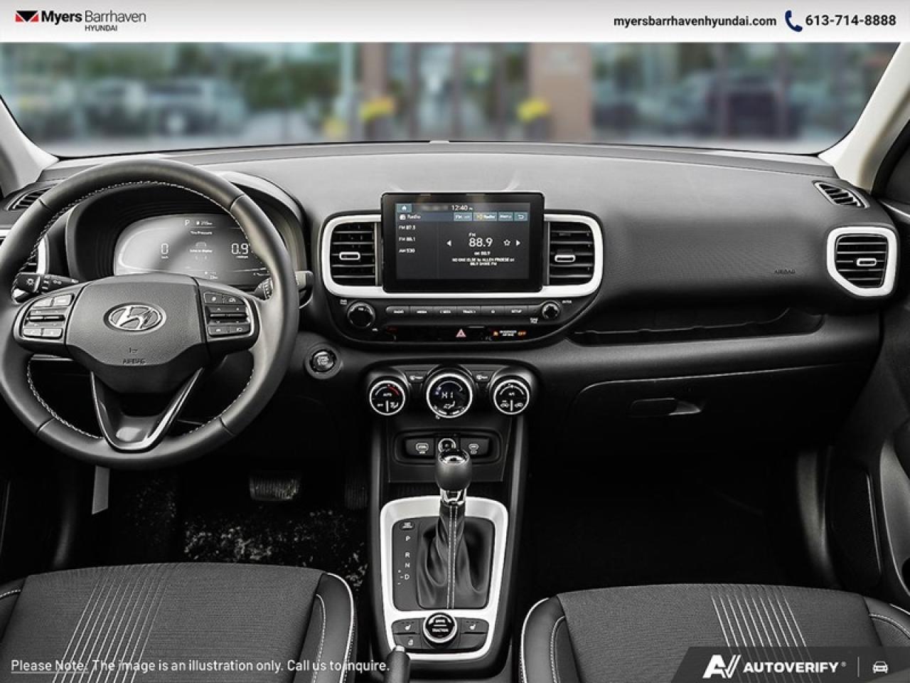 2025 Hyundai Venue Ultimate IVT w/Denim Interior  - $202 B/W Photo