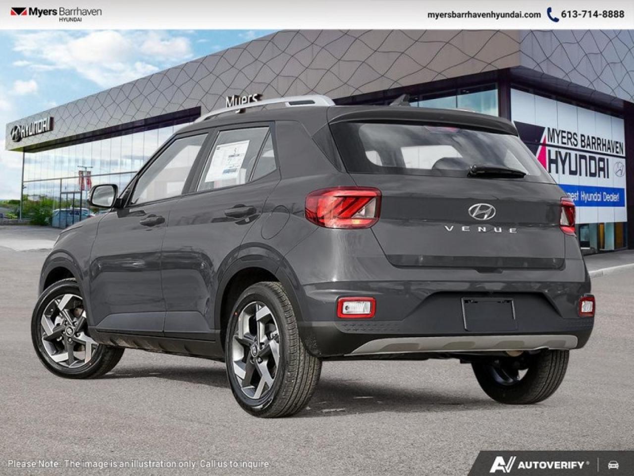 2025 Hyundai Venue Ultimate IVT w/Black Interior  - $202 B/W Photo3