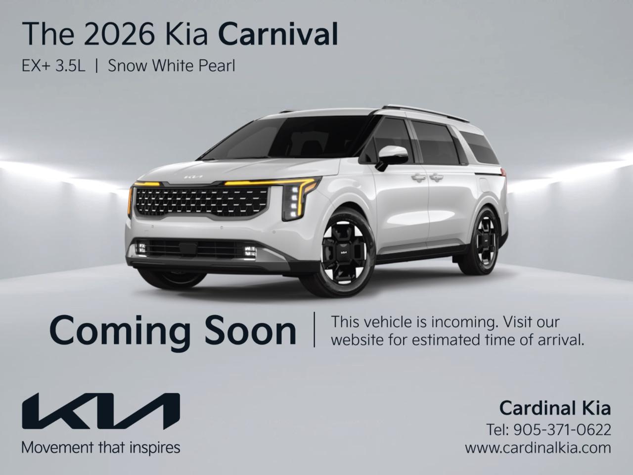 New 2026 Kia Carnival EX+ for sale in Niagara Falls, ON