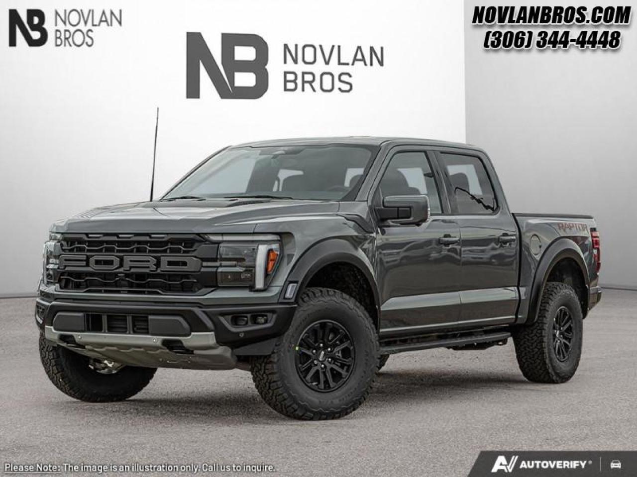 New 2025 Ford F-150 Raptor  - DEALER DEMO - Leather Seats for sale in Paradise Hill, SK