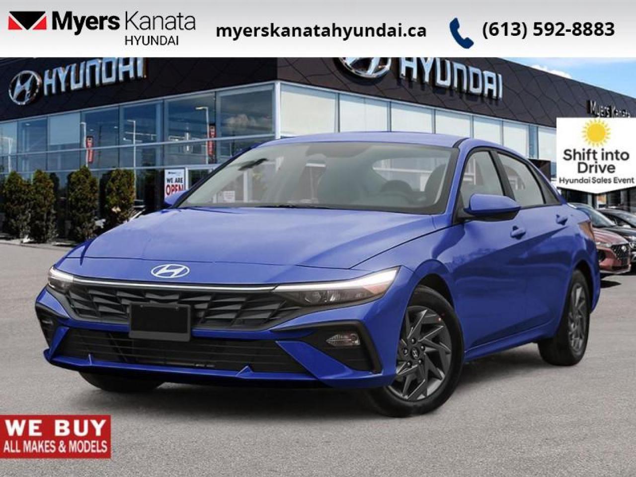 New 2025 Hyundai Elantra Preferred  - Remote Start - $97.86 /Wk for sale in Kanata, ON