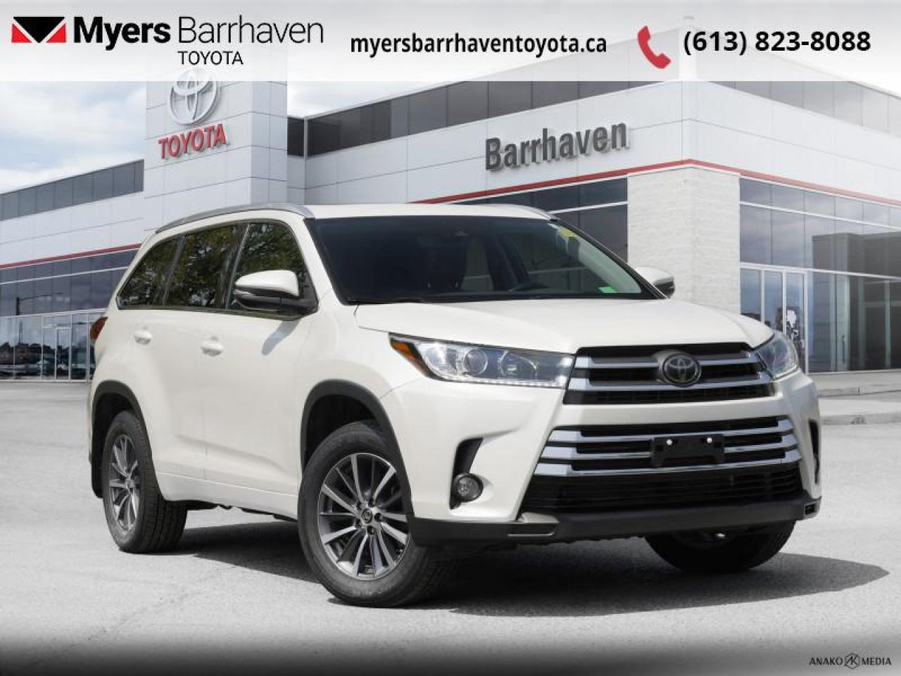 Used 2018 Toyota Highlander XLE AWD  - Navigation -  Sunroof - $274 B/W for sale in Ottawa, ON