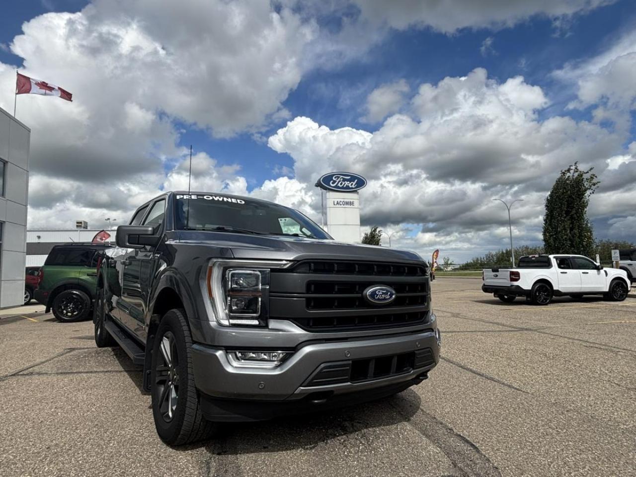 The 2023 Ford F-150 in bold Avalanche with a rugged Dark Blue interior is built to handle the toughest jobs and make the weekends just as exciting.

Powered by the 3.5L PowerBoost Full-Hybrid V6, this truck delivers outstanding towing and hauling capability while offering impressive fuel efficiency. Its advanced 4WD system gives you confident traction on slippery roads, job sites, or off-road trails, so youre ready for any weather or terrain.

Inside the spacious SuperCrew cabin, theres room for up to 5 passengers, making it just as comfortable for hauling your crew to work as it is for road trips or family adventures. Technology like Bluetooth integration, WiFi hotspot, cruise control, and a backup camera keeps you connected and in control, while features like heated mirrors and automatic headlights add convenience to every drive.

Safety comes standard with Blind Spot Assist, Lane Keep Assist, adaptive cruise control, and Pre-Collision Assist with automatic emergency braking helping protect you, your passengers, and what youre hauling.

With multiple Truck of the Year and Best Buy awards under its belt, the 2023 Ford F-150 proves why its the go-to for both serious work and serious play.

Warrenty -  5 year Powertrain ends May 16 2028 or 100,000kms.