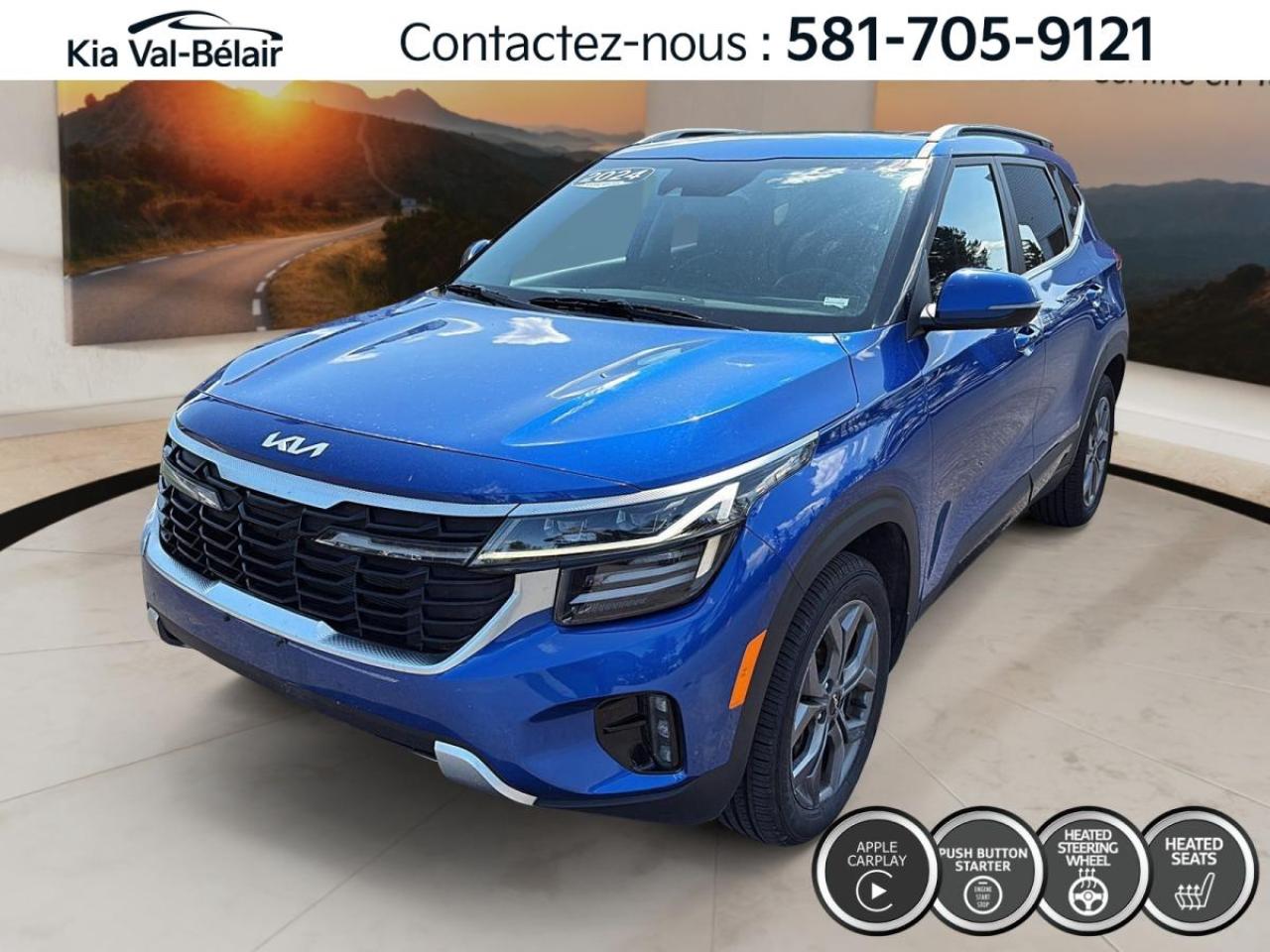 Used 2024 Kia Seltos EX * AWD * A/C * CUIR * CARPLAY * CRUISE * CAMÉRA for sale in Québec, QC