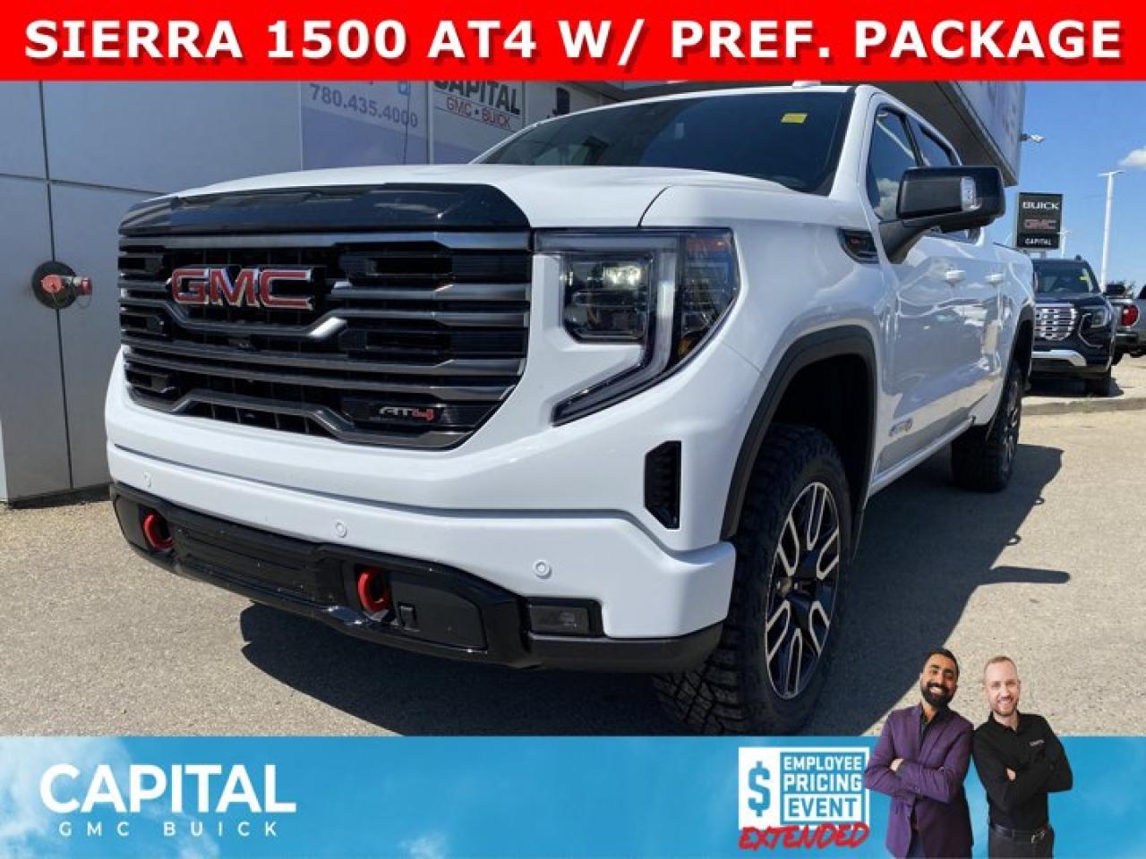 New 2025 GMC Sierra 1500 AT4 for sale in Edmonton, AB