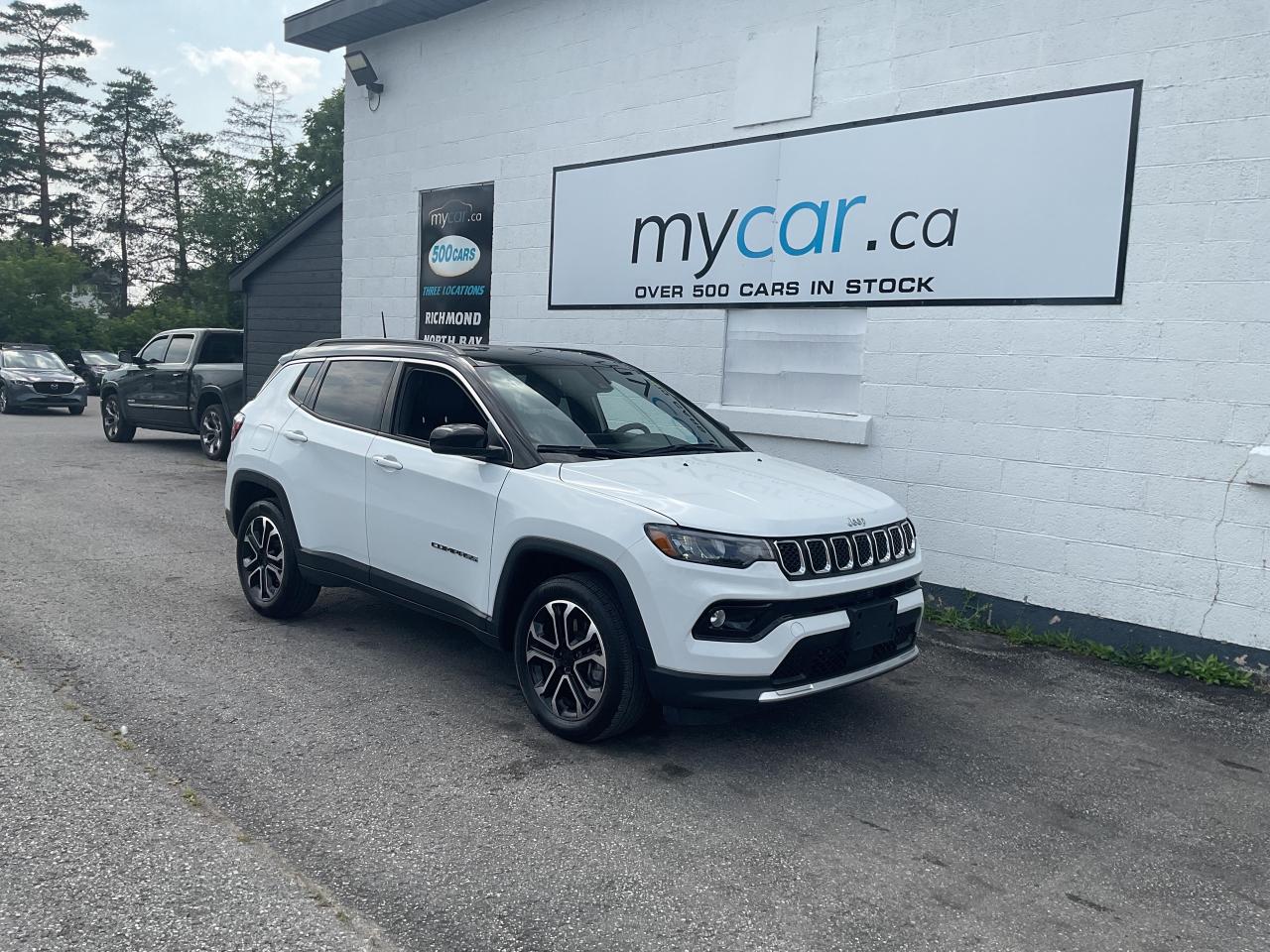 Used 2023 Jeep Compass Limited 2L LIMITED 4X4!! LOW MILAGE!!  BACKUP CAM. BLUETOOTH. A/C. CRUISE. PWR GROUP. for sale in North Bay, ON