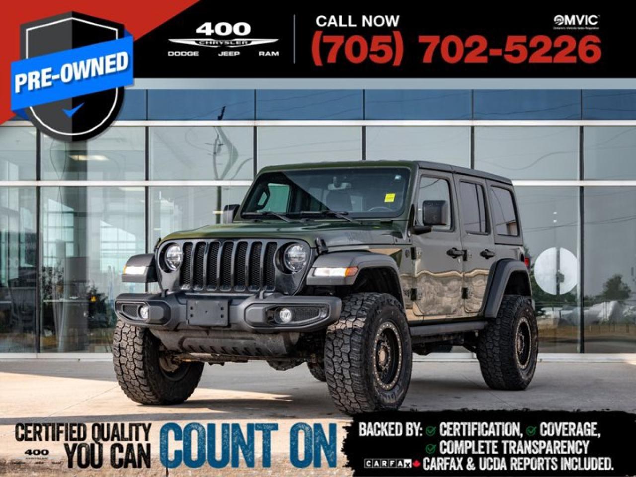 Used 2022 Jeep Wrangler Unlimited Willys for sale in Innisfil, ON
