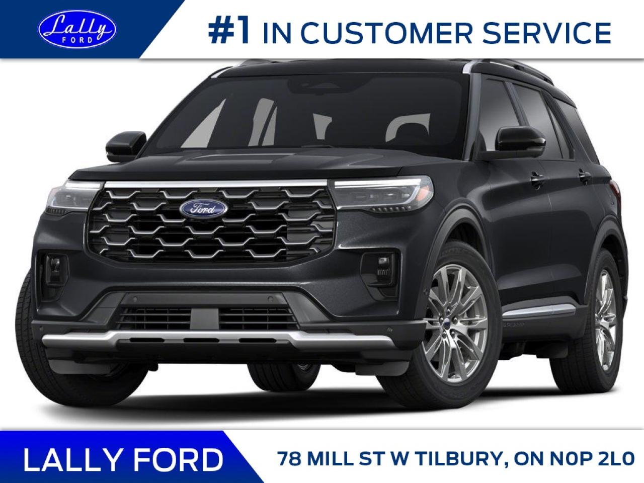 New 2025 Ford Explorer Platinum for sale in Tilbury, ON