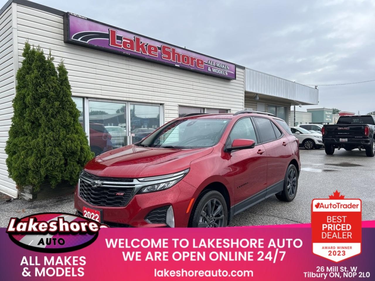 Used 2022 Chevrolet Equinox RS for sale in Tilbury, ON